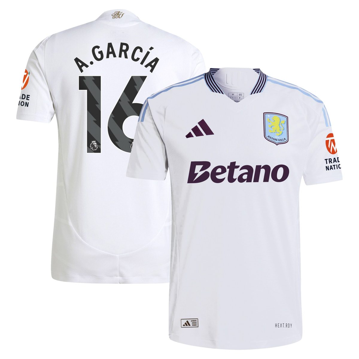aston villa adidas away authentic shirt 2024-25 with a.garcía 16 printing Collection | AVFC Fan Shop Official Jerseys and Shirts