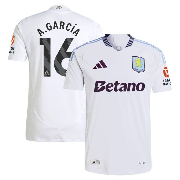 aston villa adidas away authentic shirt 2024-25 with a.garcía 16 printing Collection | AVFC Fan Shop Official Jerseys and Shirts