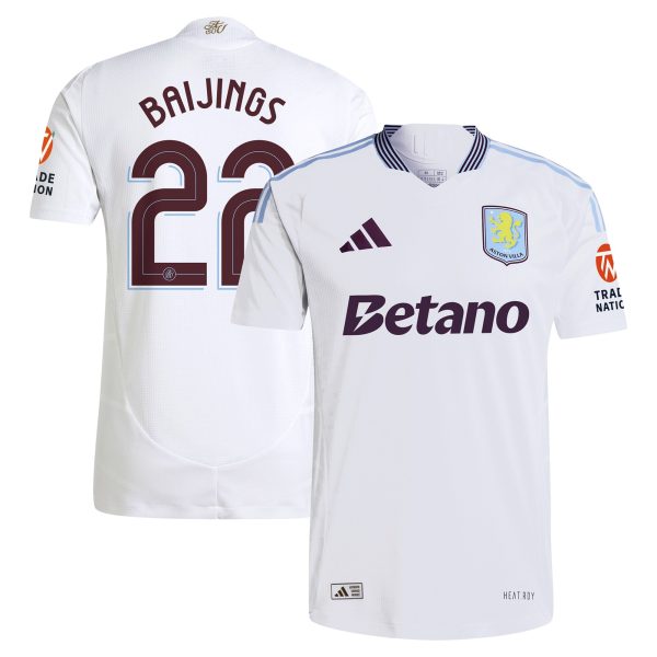aston villa adidas away authentic shirt 2024-25 with baijings 22 cup printing Collection | AVFC Fan Shop Official Jerseys and Shirts