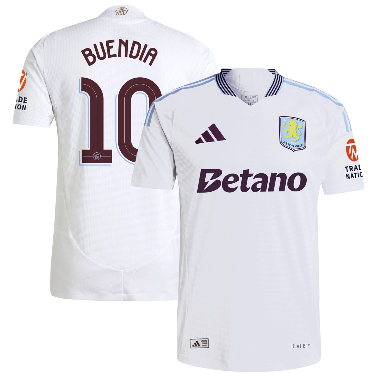 aston villa adidas away authentic shirt 2024-25 with buendia 10 cup printing Collection | AVFC Fan Shop Official Jerseys and Shirts