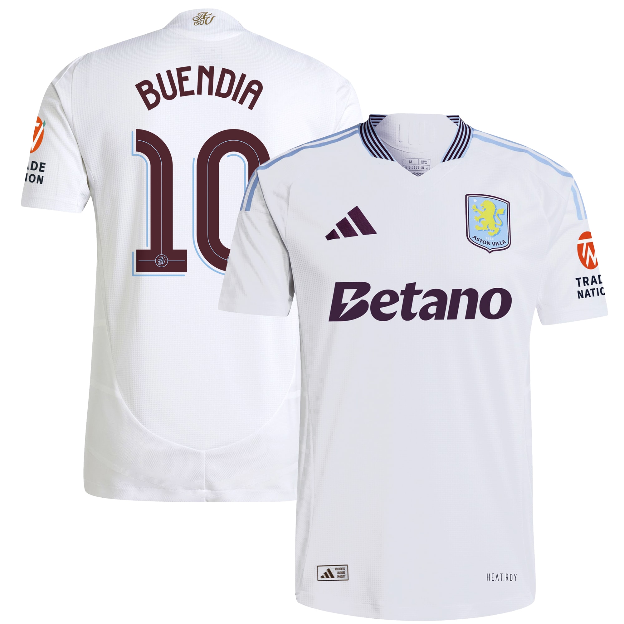 aston villa adidas away authentic shirt 2024-25 with buendia 10 cup printing Collection | AVFC Fan Shop Official Jerseys and Shirts