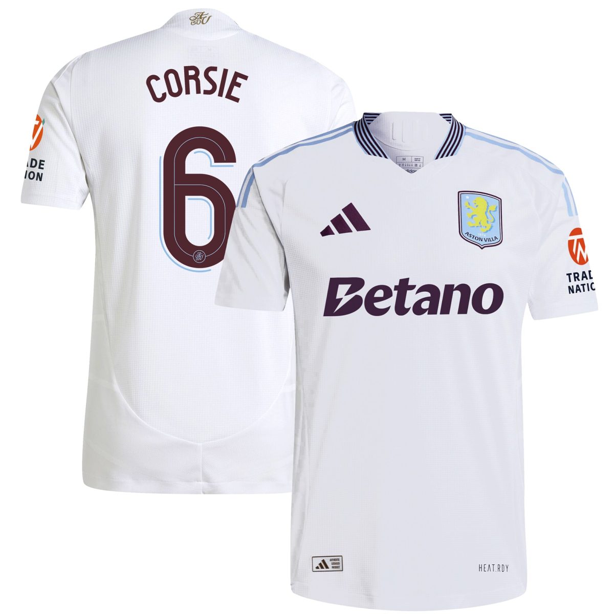 aston villa adidas away authentic shirt 2024-25 with corsie 6 cup printing Collection | AVFC Fan Shop Official Jerseys and Shirts