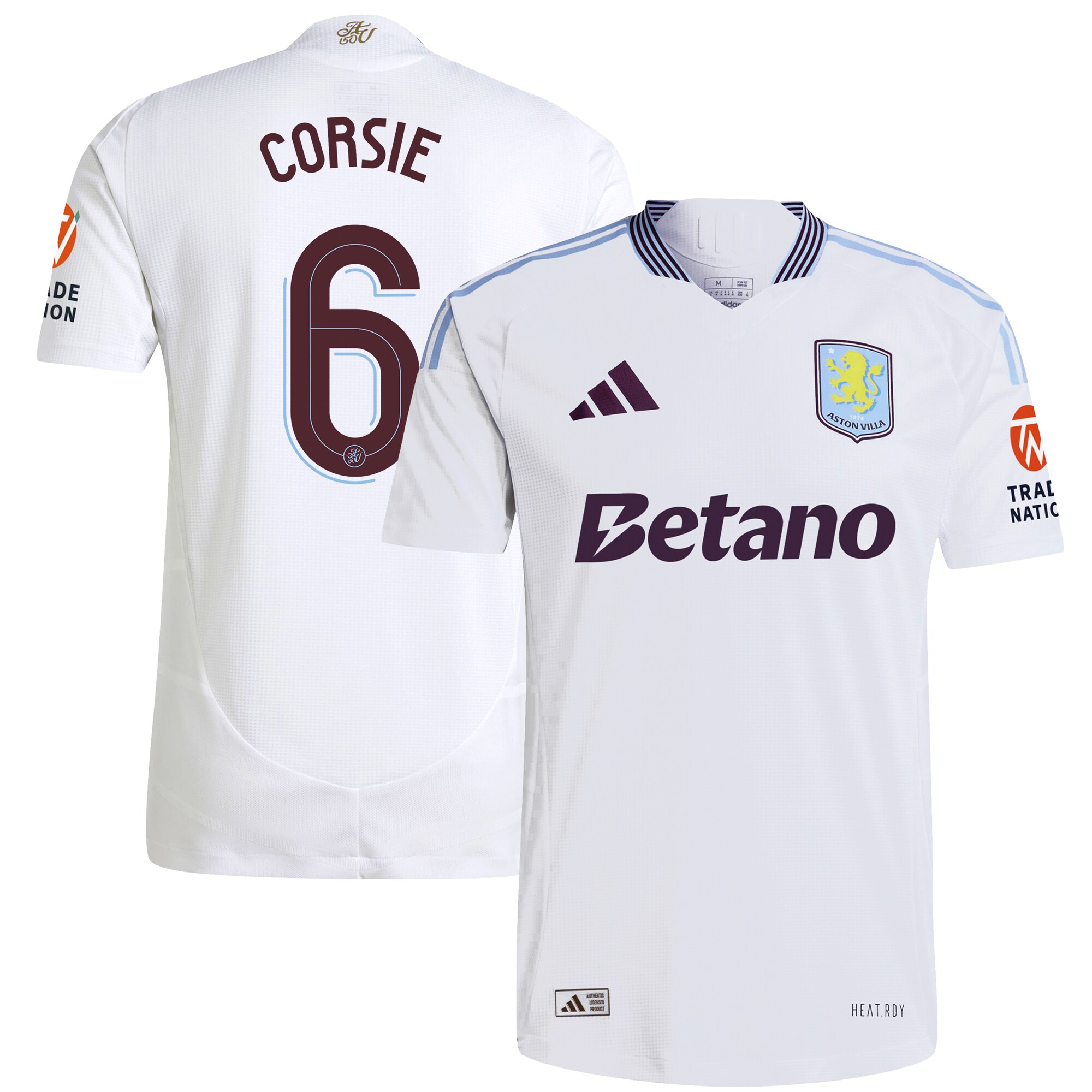 aston villa adidas away authentic shirt 2024-25 with corsie 6 cup printing Collection | AVFC Fan Shop Official Jerseys and Shirts