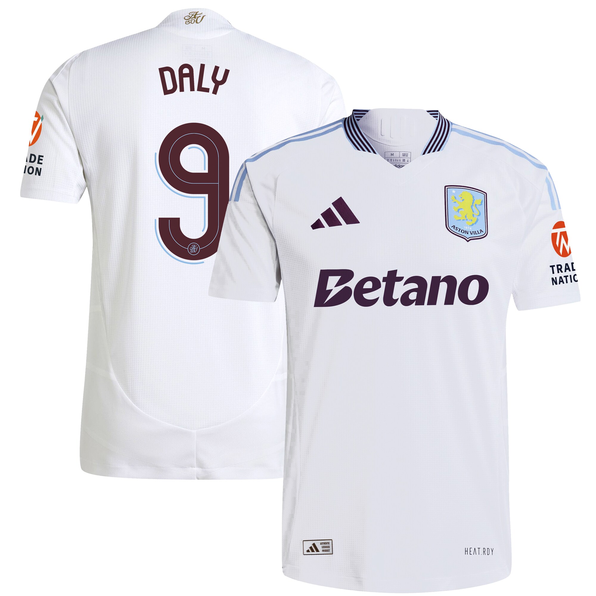 aston villa adidas away authentic shirt 2024-25 with daly 9 cup printing Collection | AVFC Fan Shop Official Jerseys and Shirts