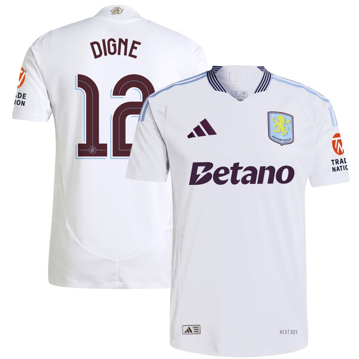 aston villa adidas away authentic shirt 2024-25 with digne 12 cup printing Collection | AVFC Fan Shop Official Jerseys and Shirts
