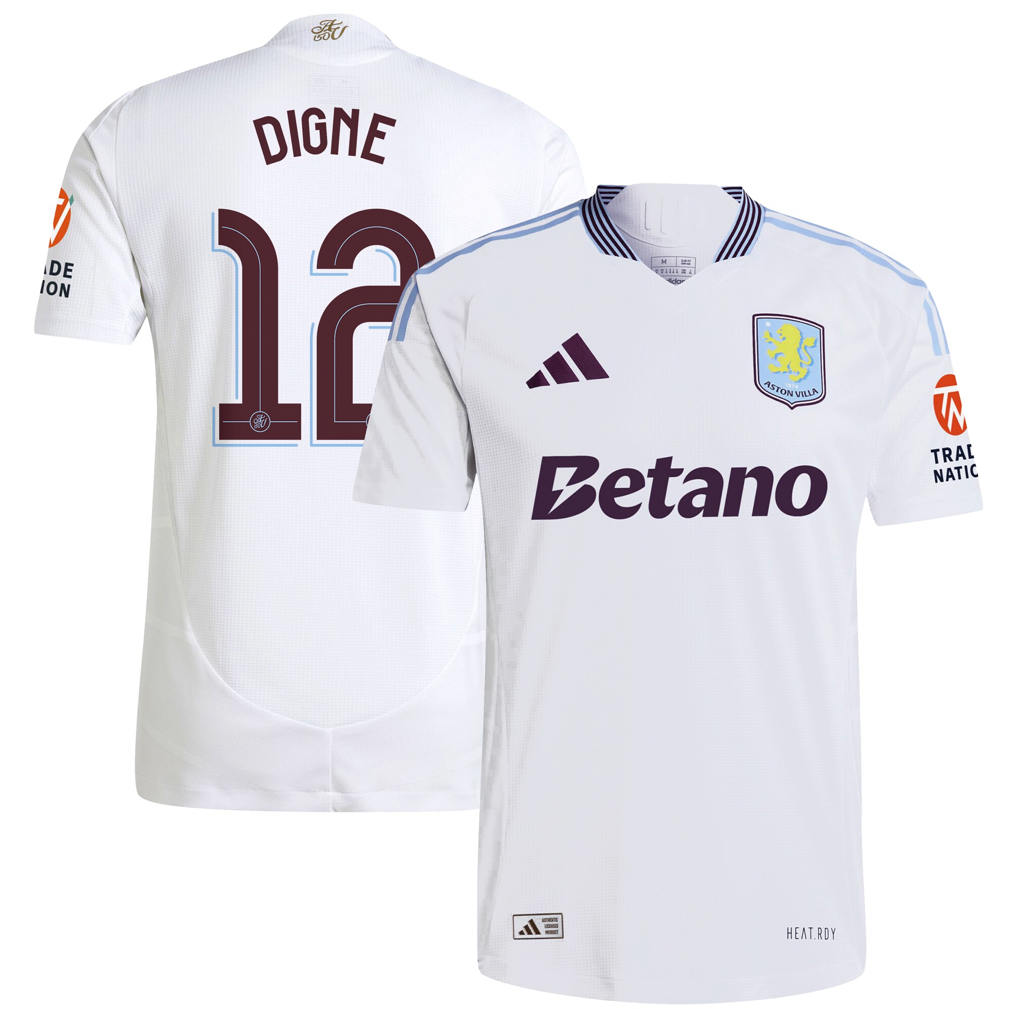 aston villa adidas away authentic shirt 2024-25 with digne 12 cup printing Collection | AVFC Fan Shop Official Jerseys and Shirts