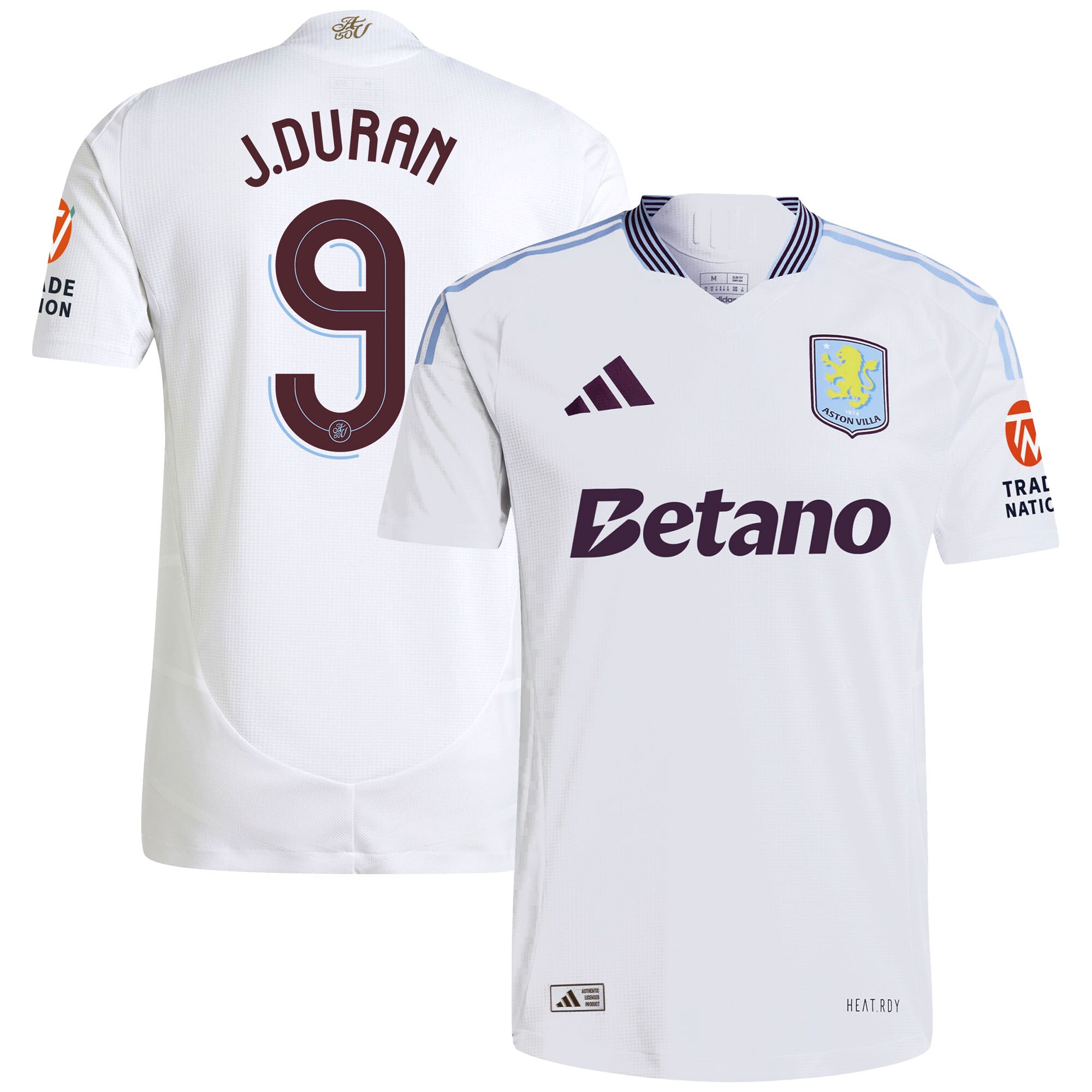 aston villa adidas away authentic shirt 2024-25 with duran 9 cup printing Collection | AVFC Fan Shop Official Jerseys and Shirts