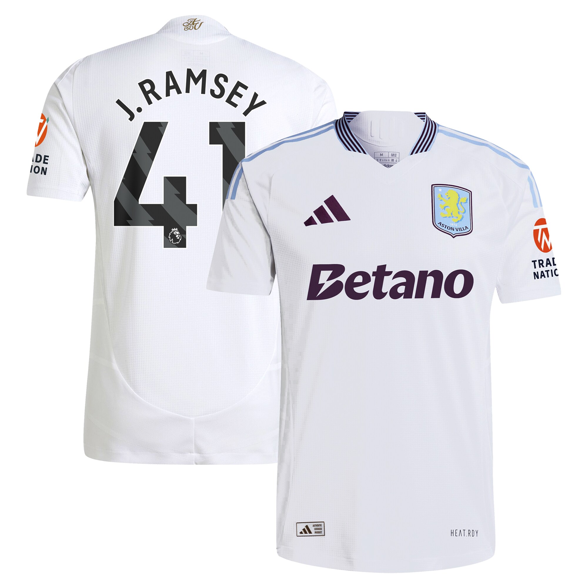 aston villa adidas away authentic shirt 2024-25 with j. ramsey 41 printing Collection | AVFC Fan Shop Official Jerseys and Shirts