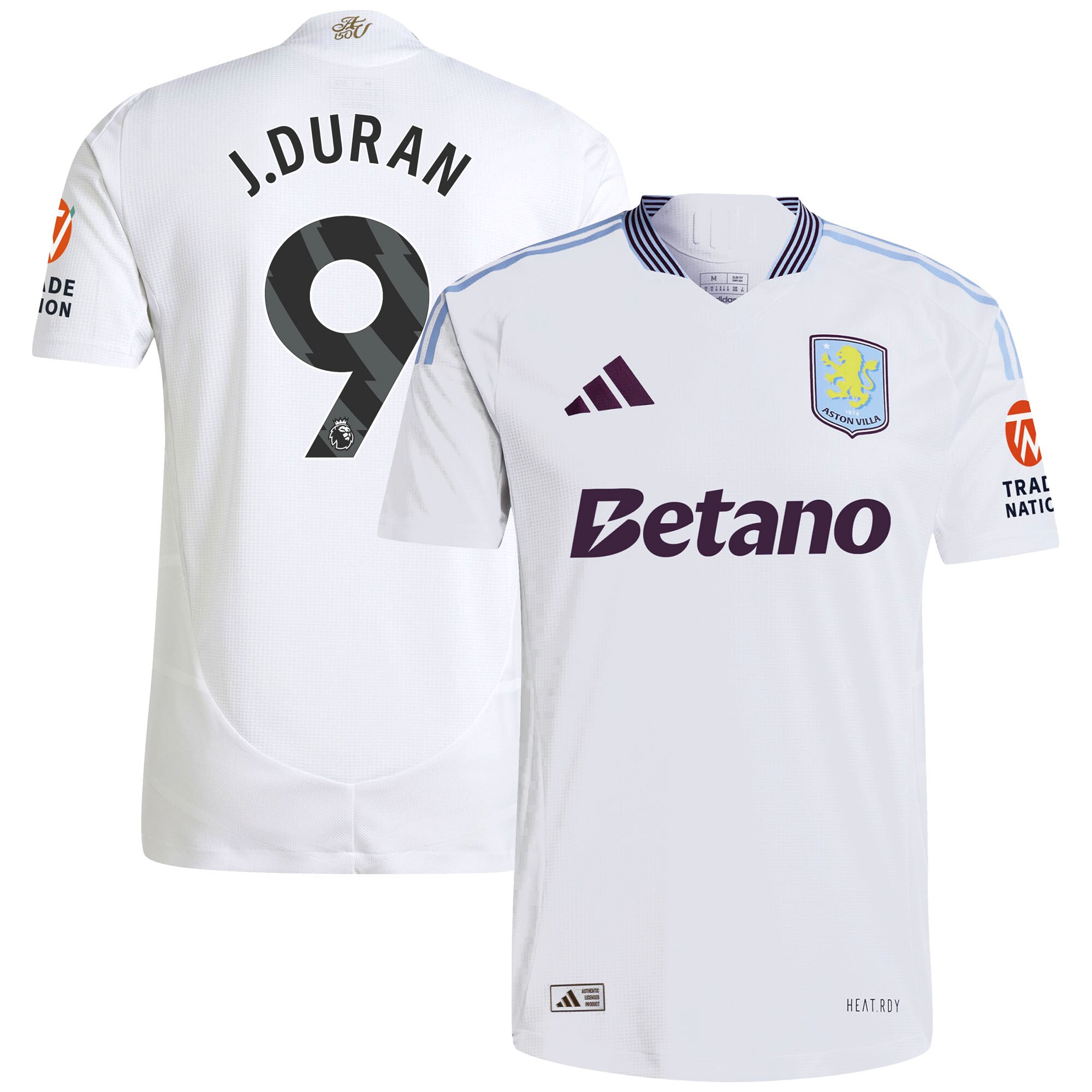 aston villa adidas away authentic shirt 2024-25 with j.duran 9 printing Collection | AVFC Fan Shop Official Jerseys and Shirts