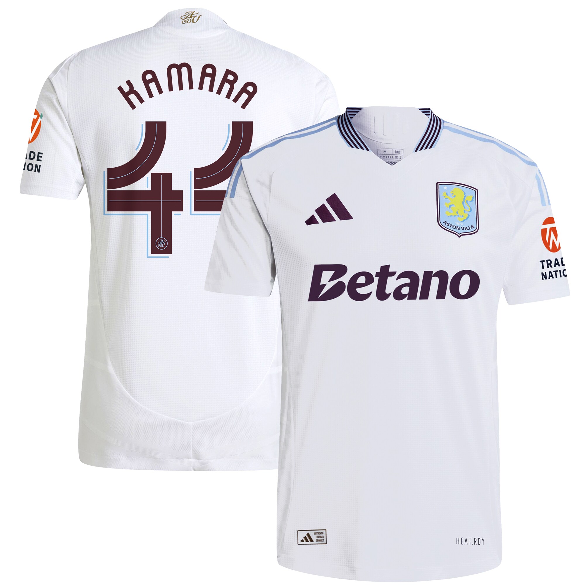 aston villa adidas away authentic shirt 2024-25 with kamara 44 cup printing Collection | AVFC Fan Shop Official Jerseys and Shirts