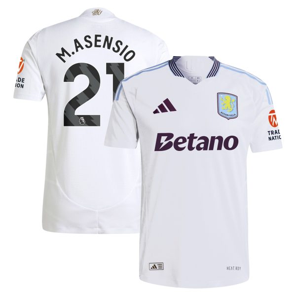 aston villa adidas away authentic shirt 2024-25 with m.asensio 21 printing Collection | AVFC Fan Shop Official Jerseys and Shirts