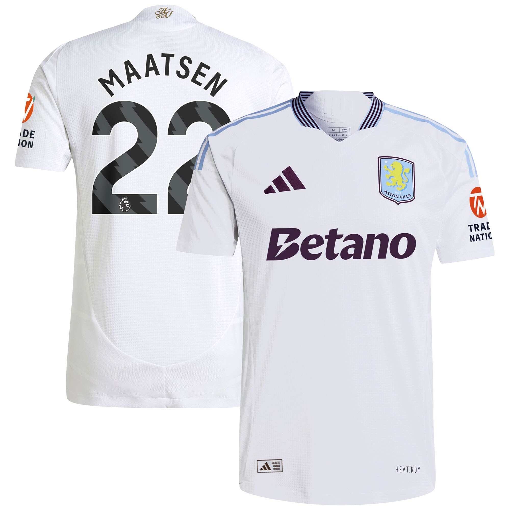 aston villa adidas away authentic shirt 2024-25 with maatsen 22 printing Collection | AVFC Fan Shop Official Jerseys and Shirts