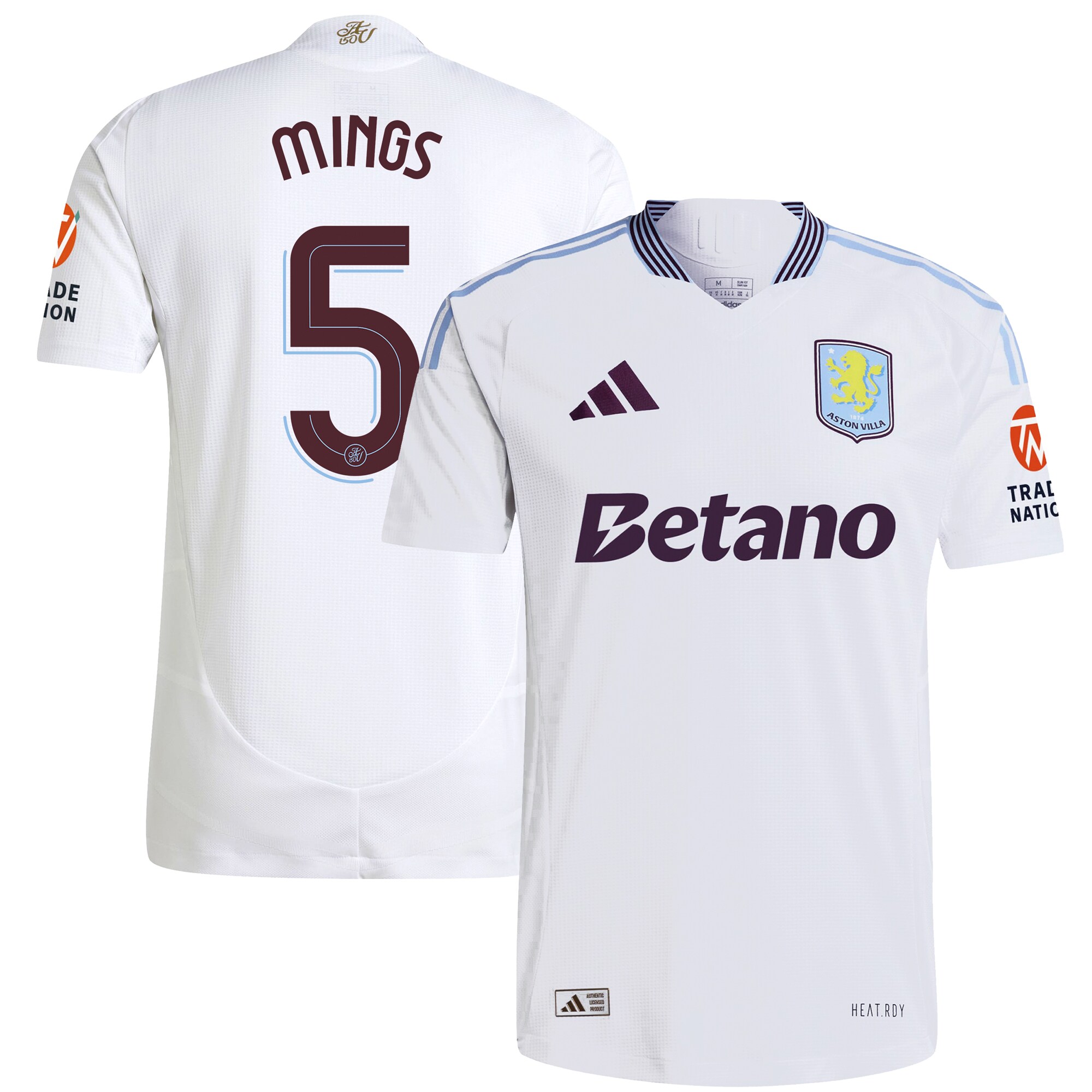 aston villa adidas away authentic shirt 2024-25 with mings 5 cup printing Collection | AVFC Fan Shop Official Jerseys and Shirts