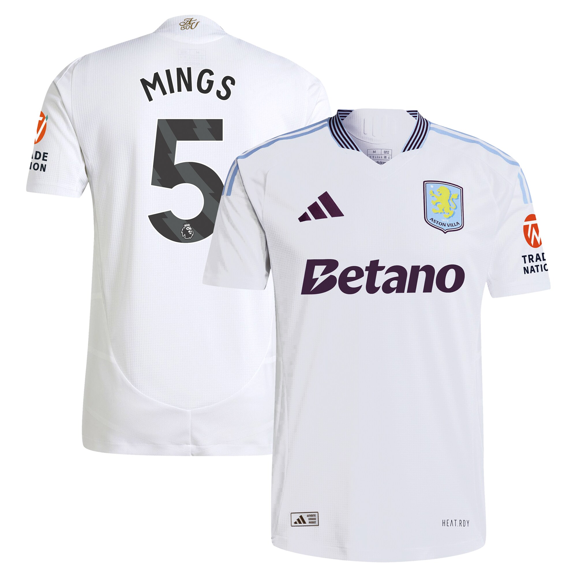 aston villa adidas away authentic shirt 2024-25 with mings 5 printing Collection | AVFC Fan Shop Official Jerseys and Shirts