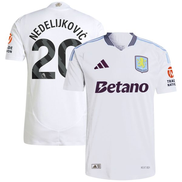 aston villa adidas away authentic shirt 2024-25 with nedeljković 20 printing Collection | AVFC Fan Shop Official Jerseys and Shirts