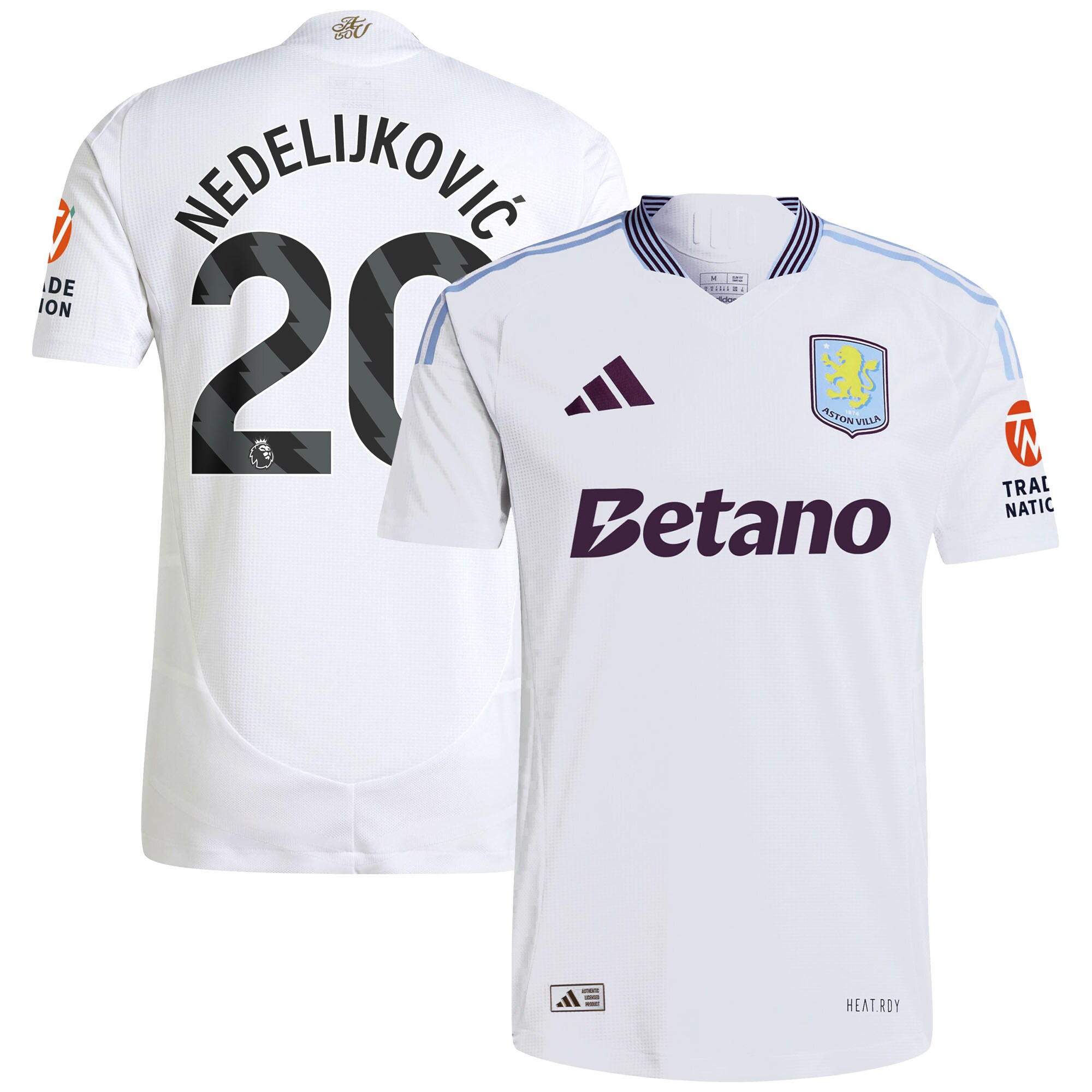 aston villa adidas away authentic shirt 2024-25 with nedeljković 20 printing Collection | AVFC Fan Shop Official Jerseys and Shirts