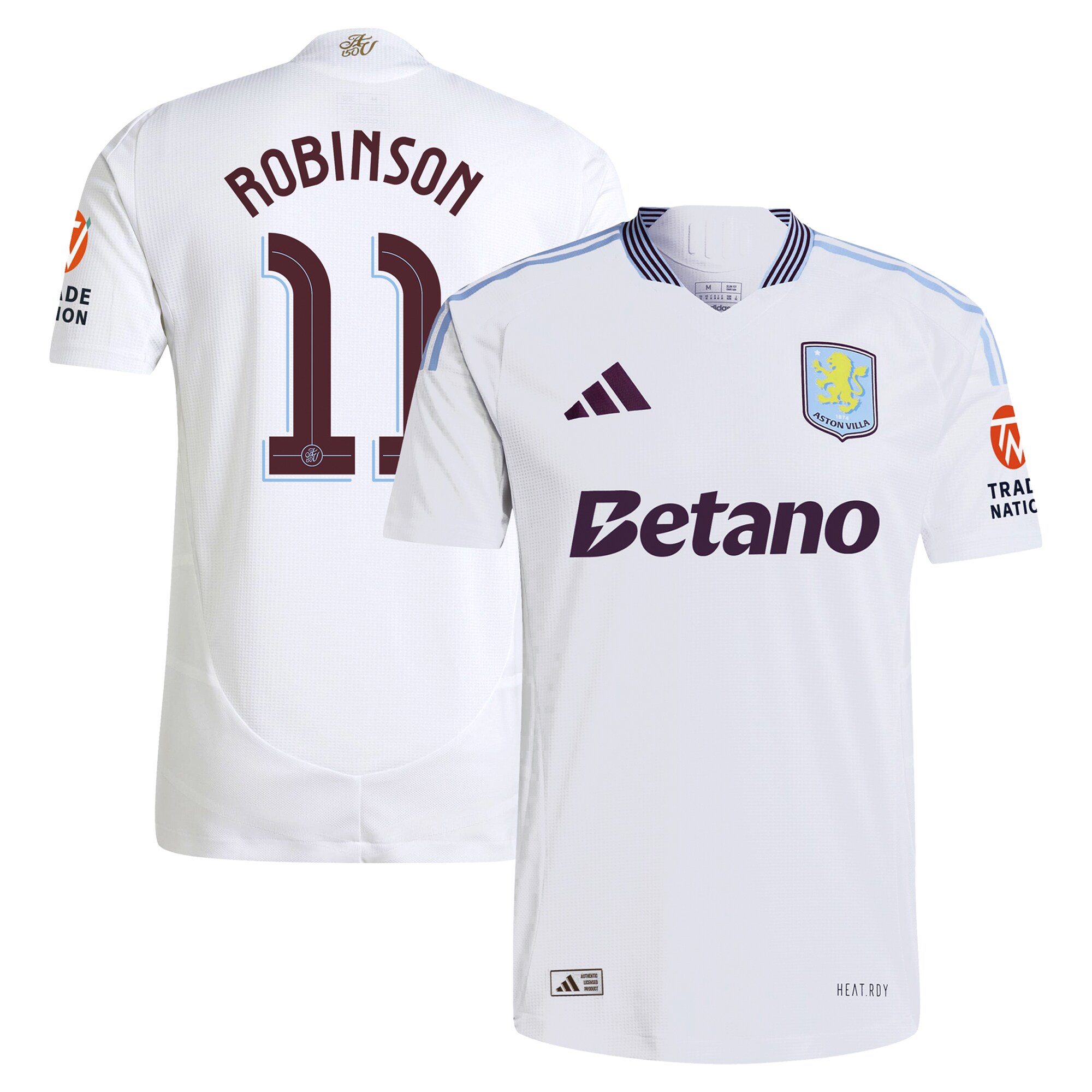 aston villa adidas away authentic shirt 2024-25 with robinson 11 cup printing Collection | AVFC Fan Shop Official Jerseys and Shirts