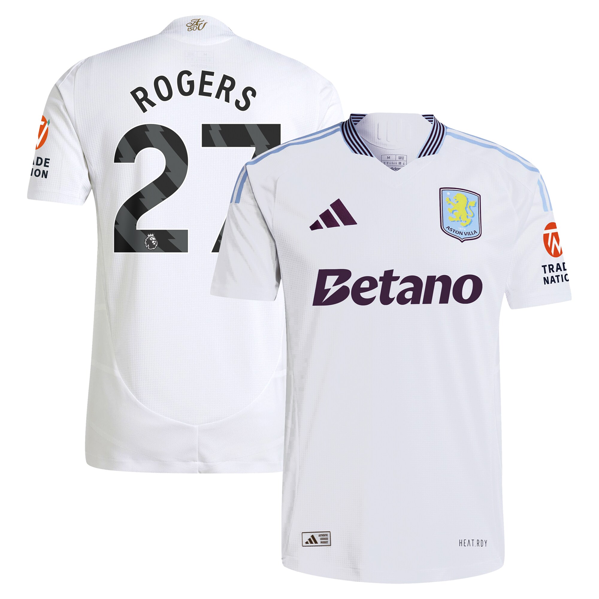 aston villa adidas away authentic shirt 2024-25 with rogers 27 printing Collection | AVFC Fan Shop Official Jerseys and Shirts