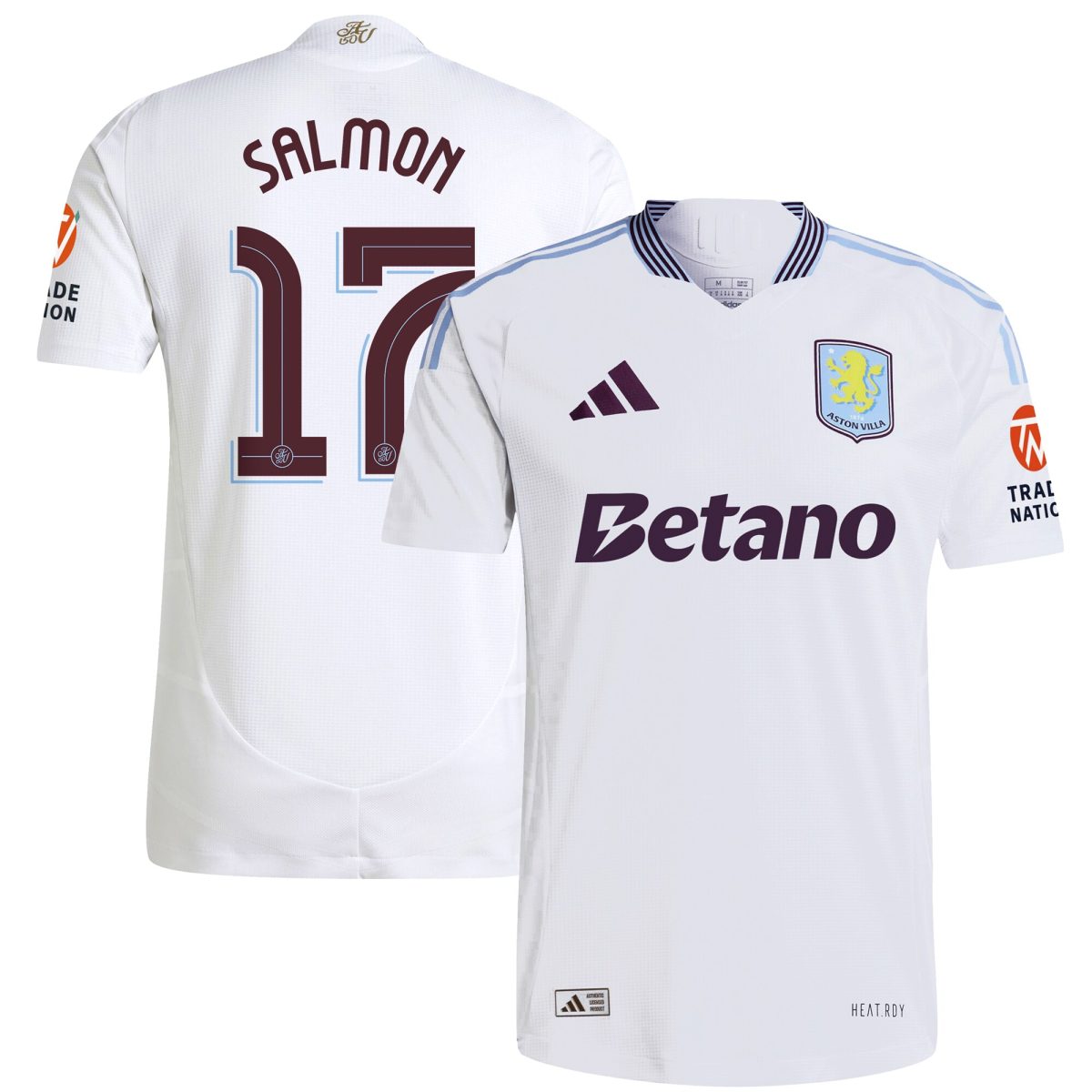 aston villa adidas away authentic shirt 2024-25 with salmon 17 cup printing Collection | AVFC Fan Shop Official Jerseys and Shirts
