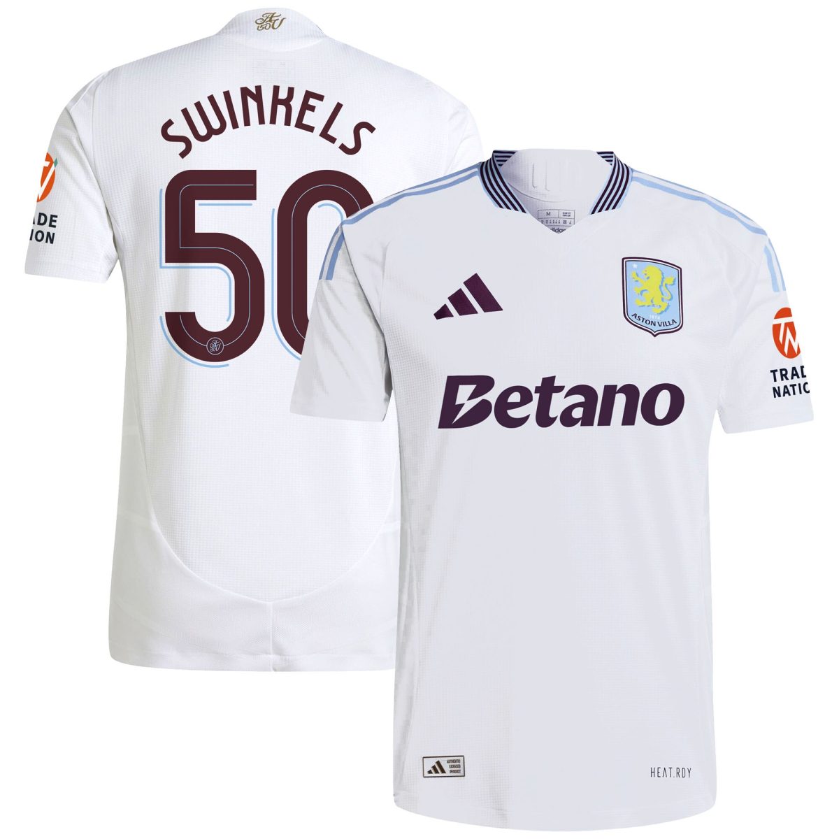 aston villa adidas away authentic shirt 2024-25 with swinkels 50 cup printing Collection | AVFC Fan Shop Official Jerseys and Shirts