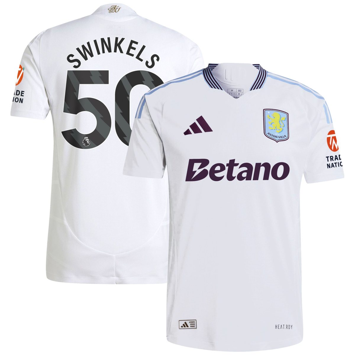 aston villa adidas away authentic shirt 2024-25 with swinkels 50 printing Collection | AVFC Fan Shop Official Jerseys and Shirts