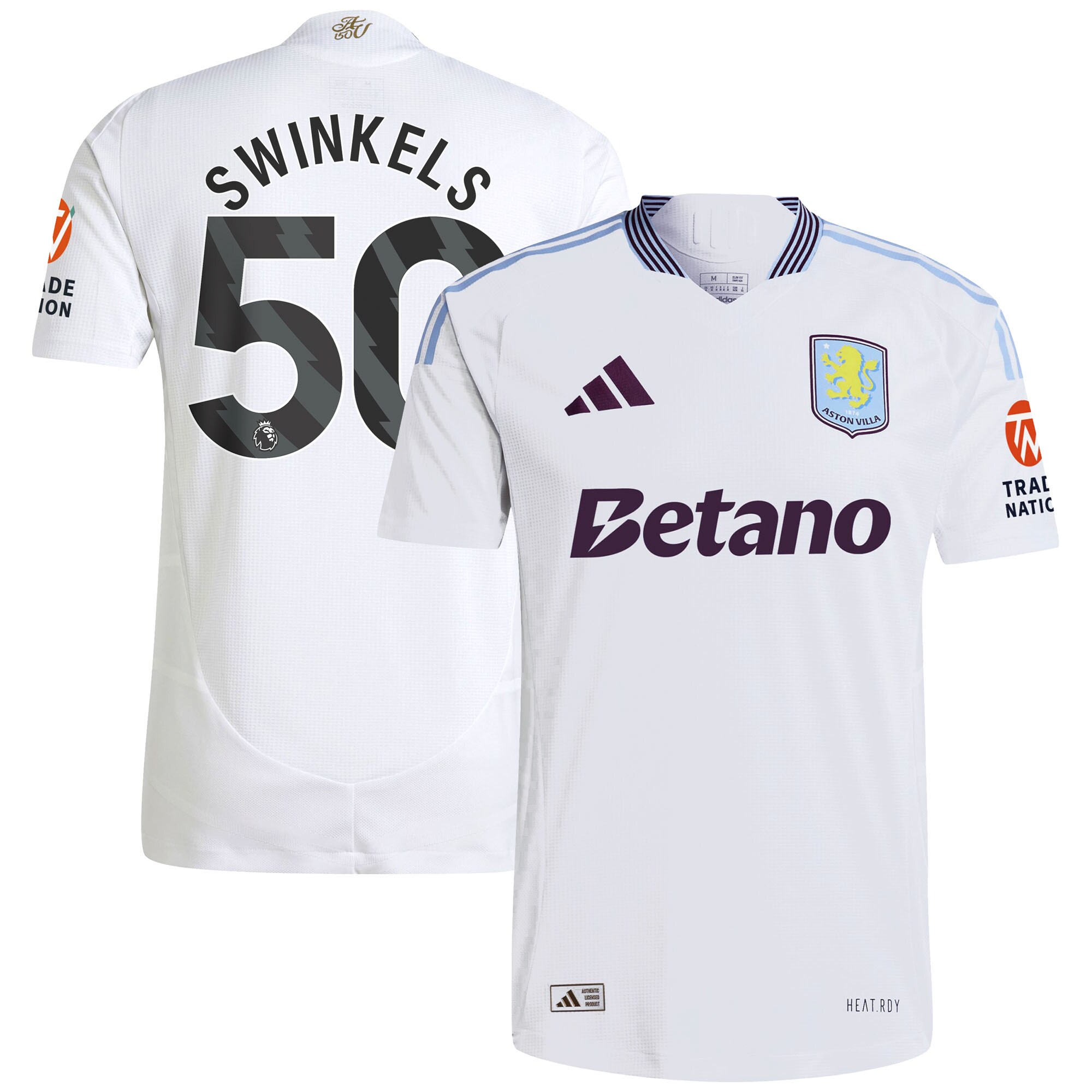 aston villa adidas away authentic shirt 2024-25 with swinkels 50 printing Collection | AVFC Fan Shop Official Jerseys and Shirts