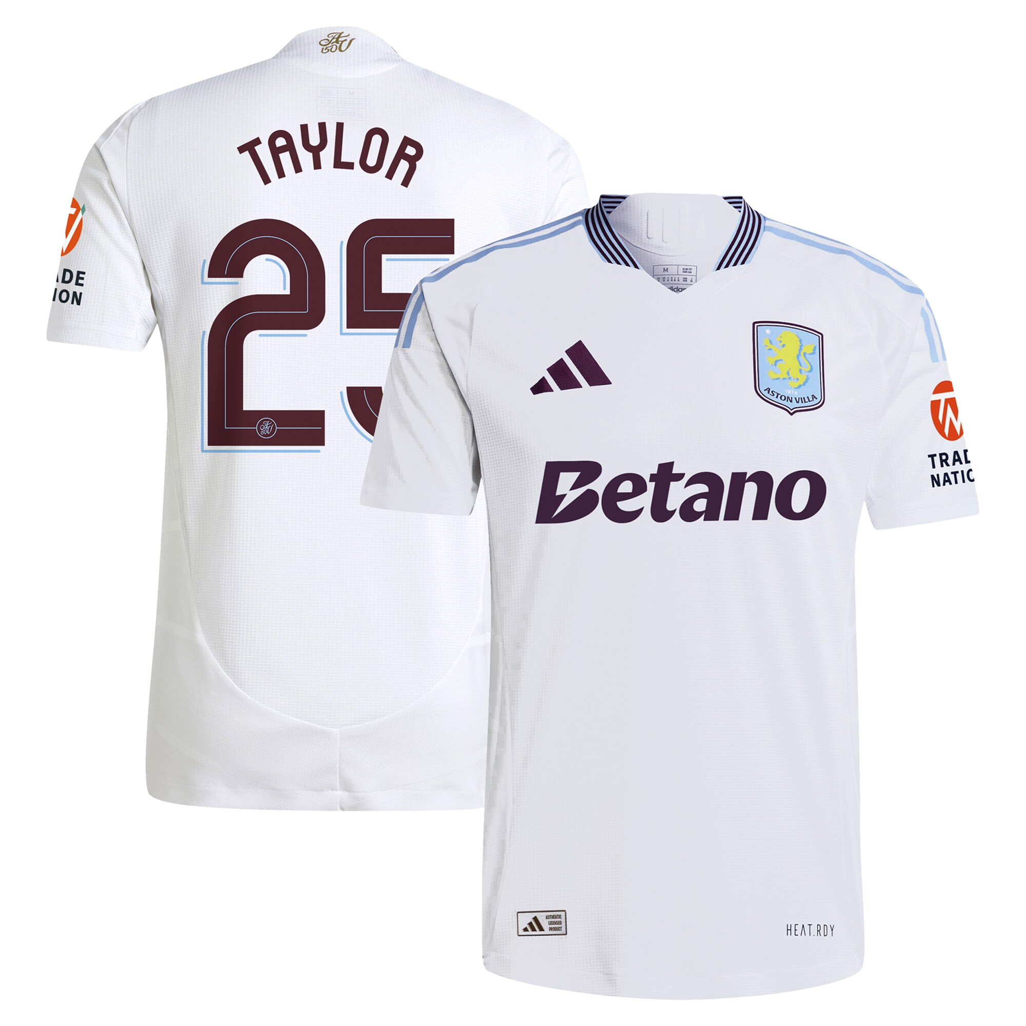 aston villa adidas away authentic shirt 2024-25 with taylor 25 cup printing Collection | AVFC Fan Shop Official Jerseys and Shirts