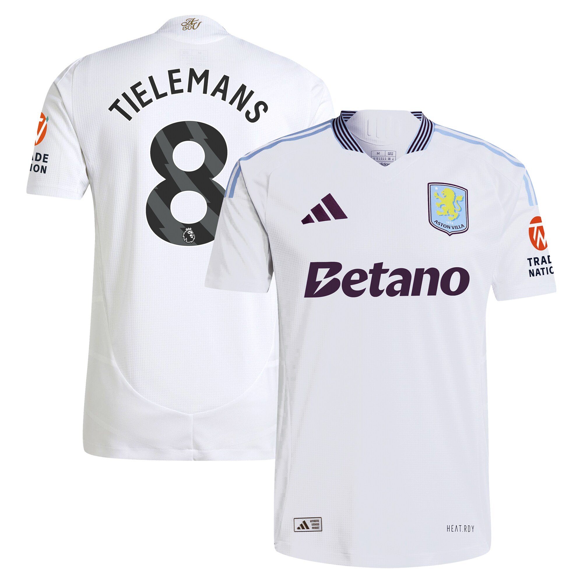 aston villa adidas away authentic shirt 2024-25 with tielemans 8 printing Collection | AVFC Fan Shop Official Jerseys and Shirts