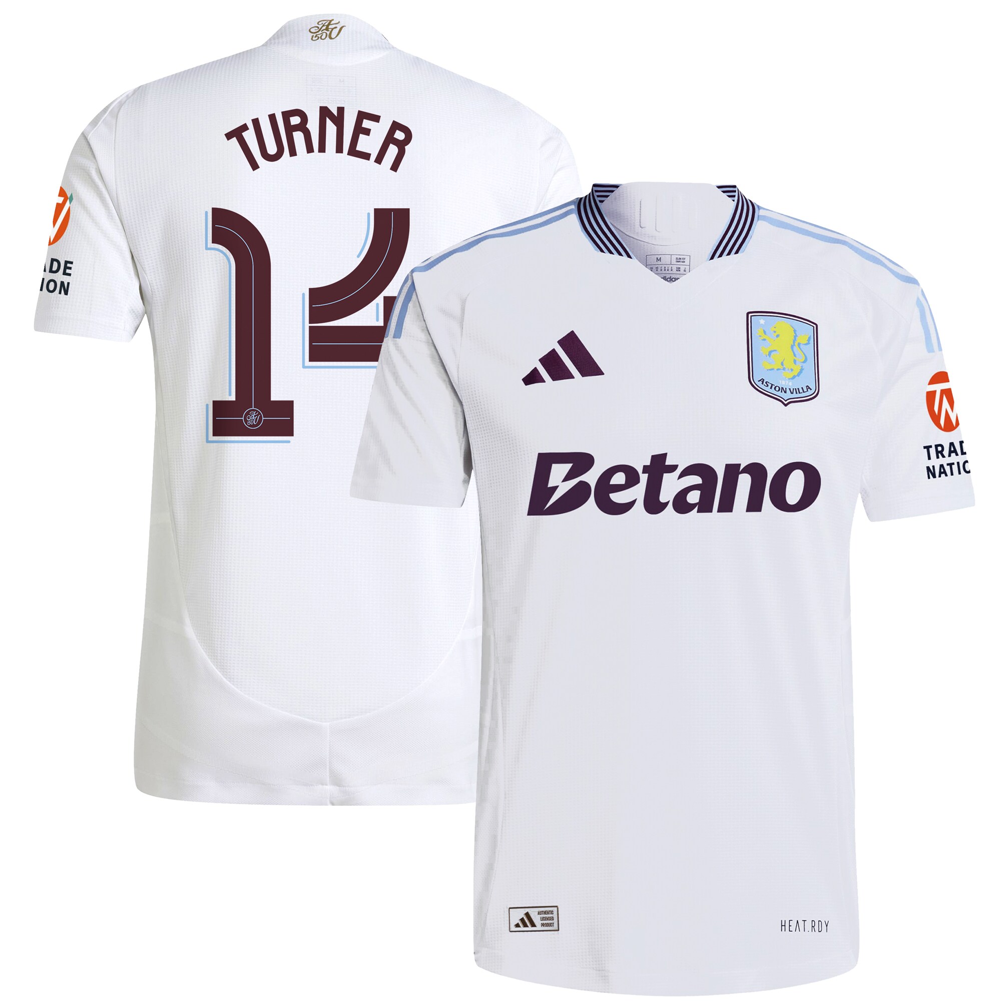 aston villa adidas away authentic shirt 2024-25 with turner 14 cup printing Collection | AVFC Fan Shop Official Jerseys and Shirts