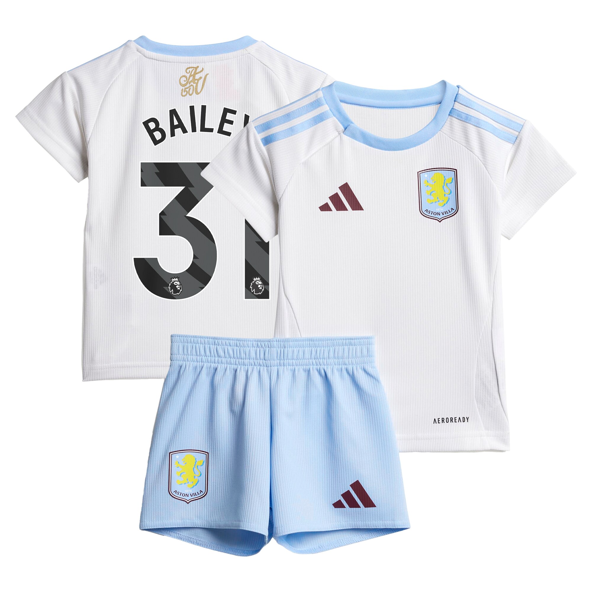 aston villa adidas away baby kit 2024-25 with bailey 31 printing Collection | AVFC Fan Shop Official Jerseys and Shirts