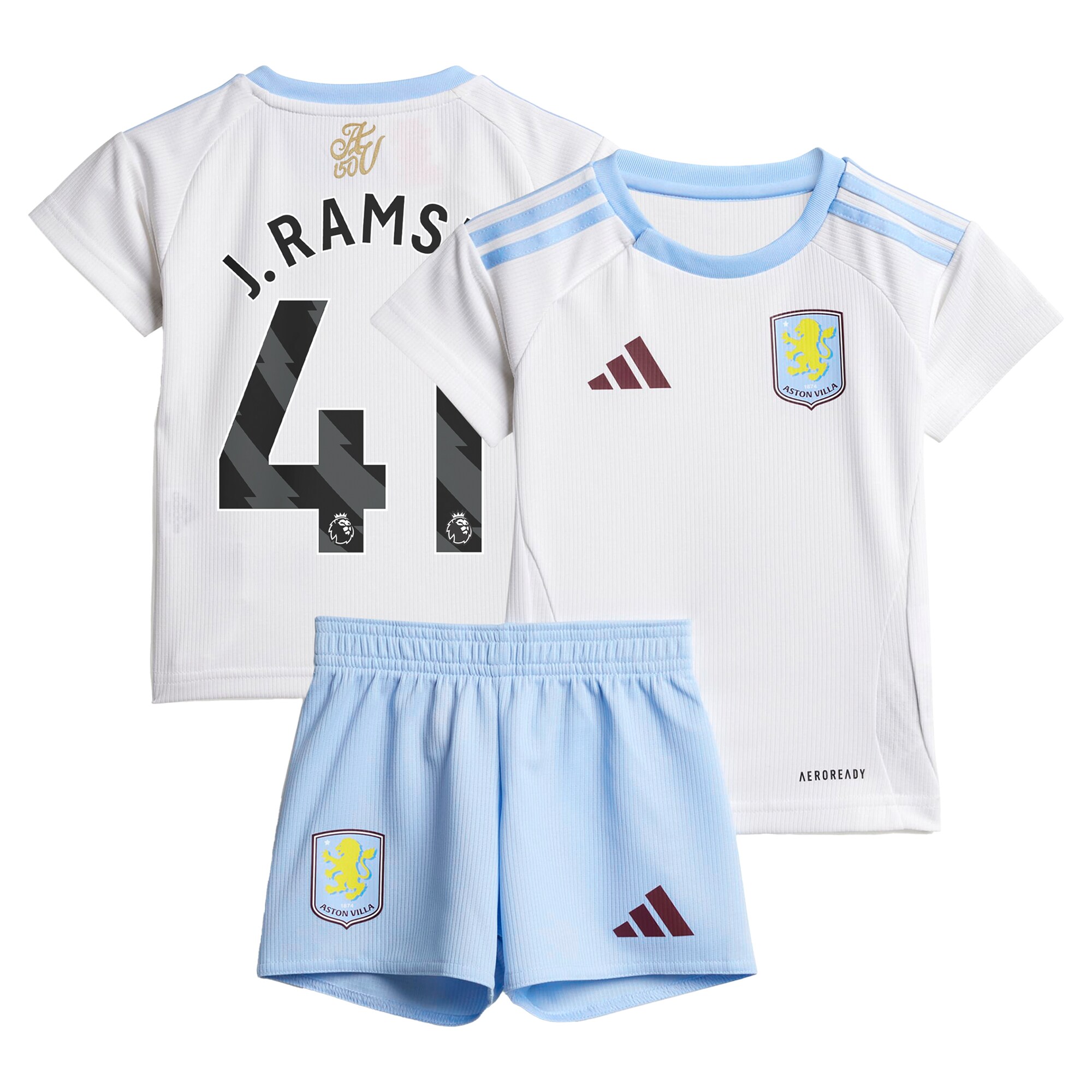 aston villa adidas away baby kit 2024-25 with j. ramsey 41 printing Collection | AVFC Fan Shop Official Jerseys and Shirts