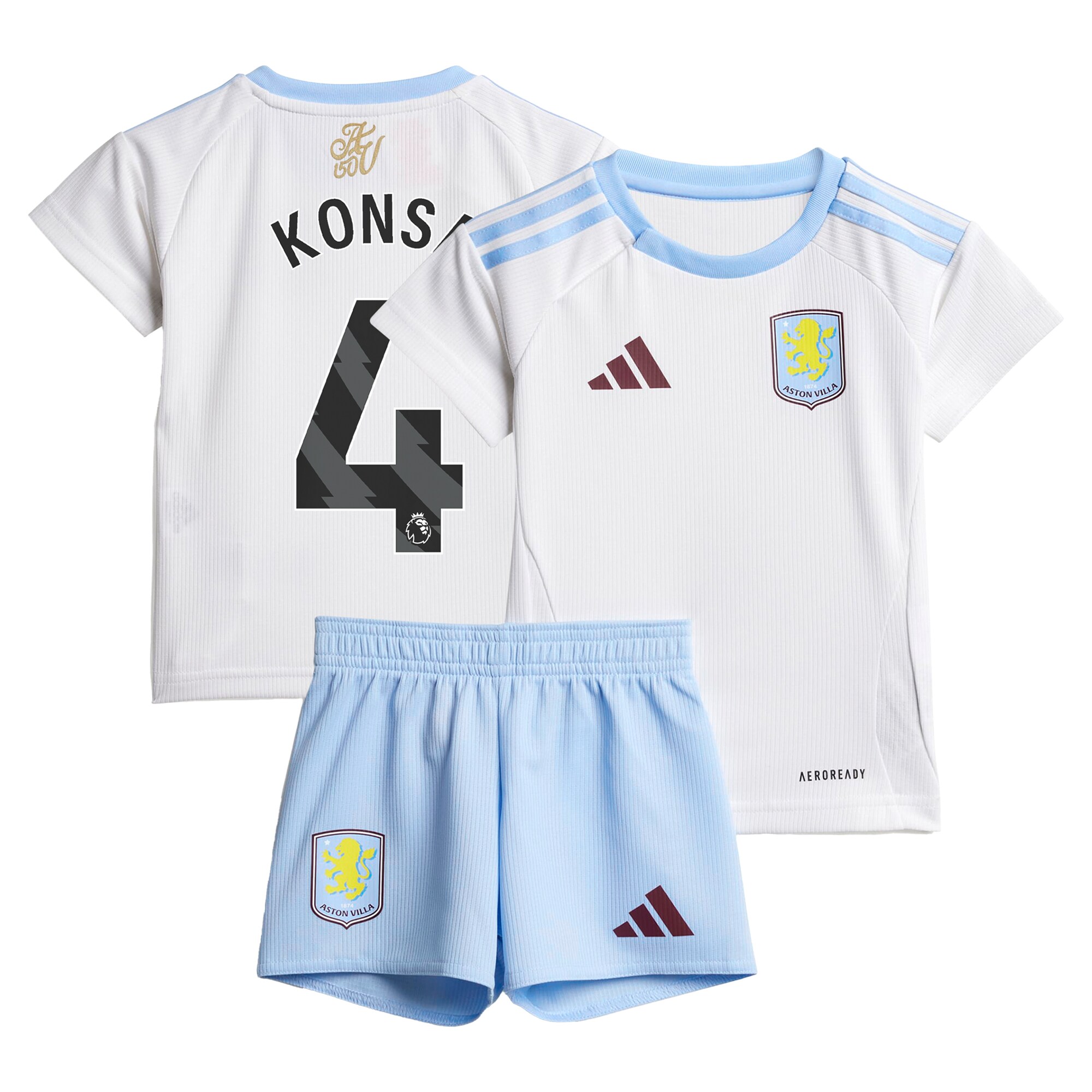 aston villa adidas away baby kit 2024-25 with konsa 4 printing Collection | AVFC Fan Shop Official Jerseys and Shirts