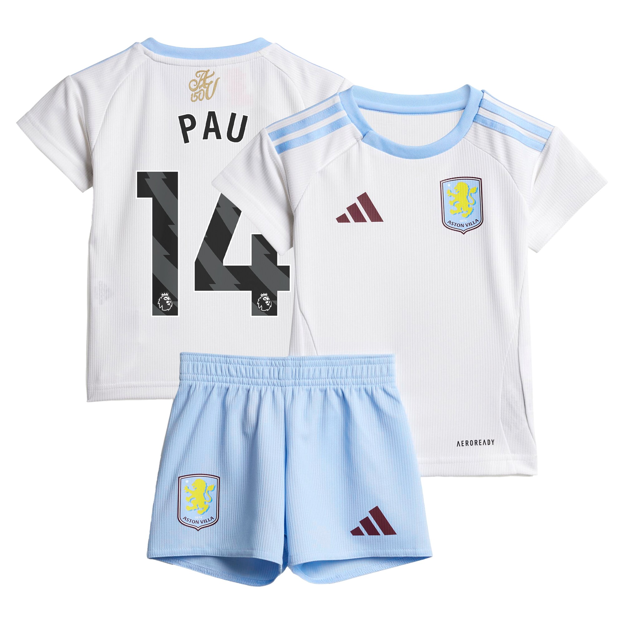 aston villa adidas away baby kit 2024-25 with pau 14 printing Collection | AVFC Fan Shop Official Jerseys and Shirts