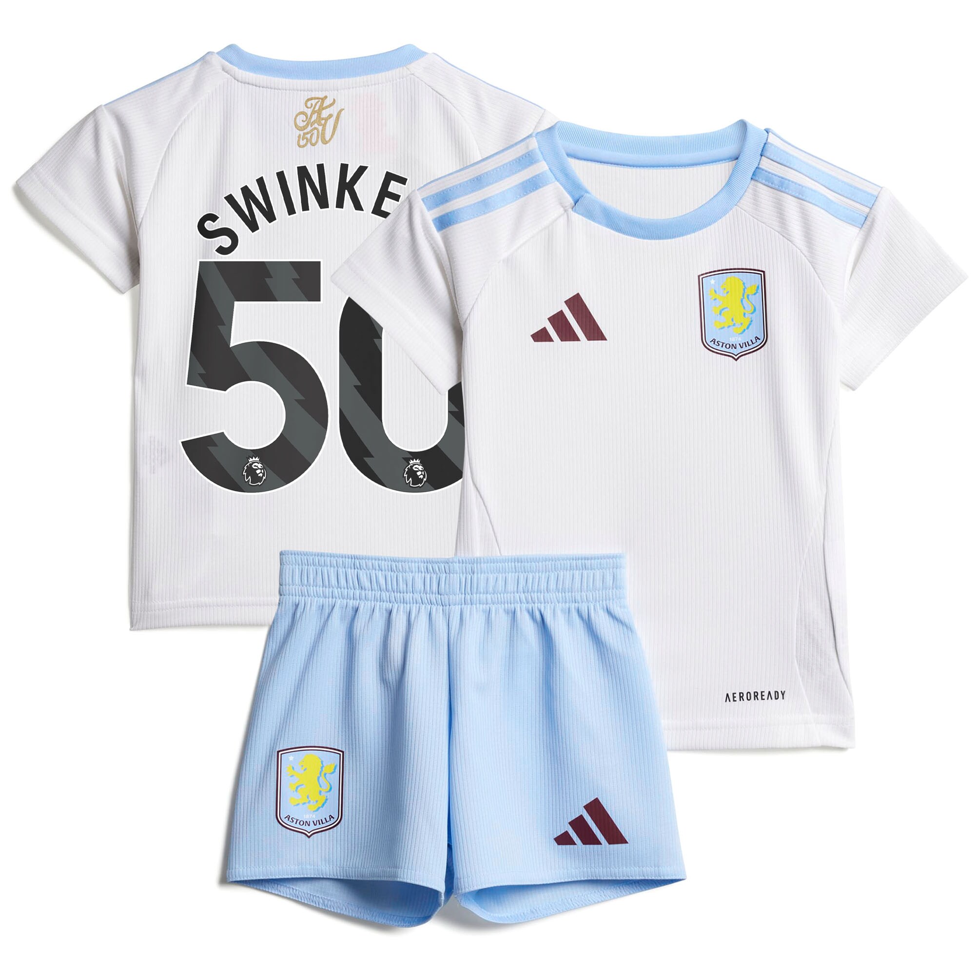 aston villa adidas away baby kit 2024-25 with swinkels 50 printing Collection | AVFC Fan Shop Official Jerseys and Shirts