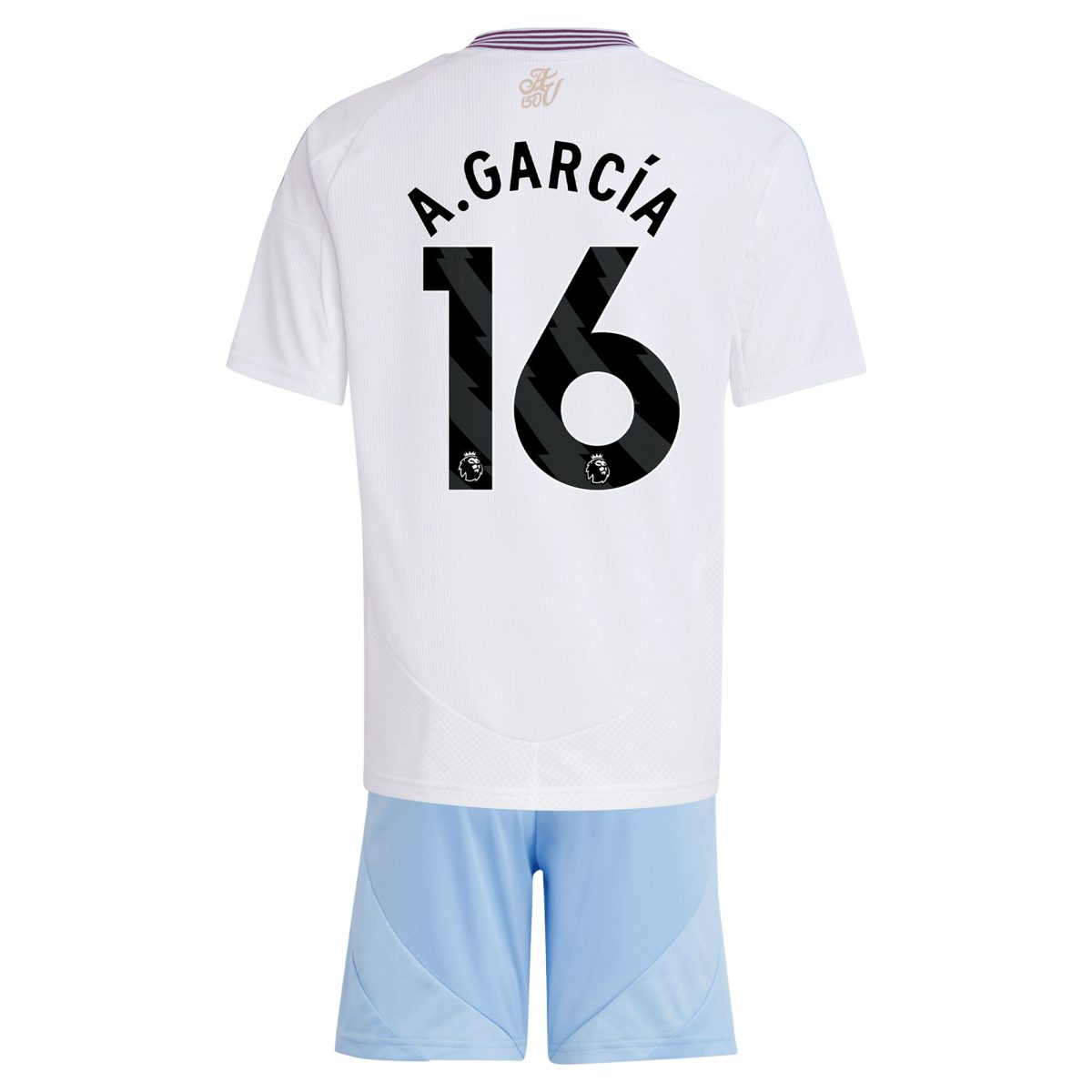 aston villa adidas away mini kit 2024-25 with a.garcía 16 printing Collection | AVFC Fan Shop Official Jerseys and Shirts