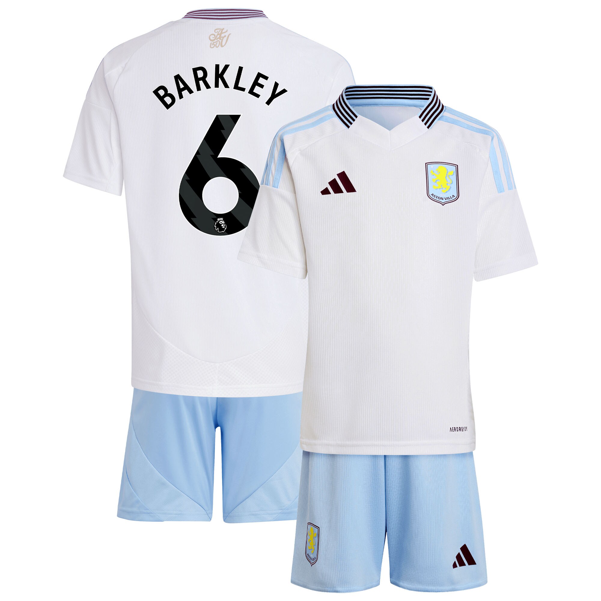 aston villa adidas away mini kit 2024-25 with barkley 6 printing Collection | AVFC Fan Shop Official Jerseys and Shirts