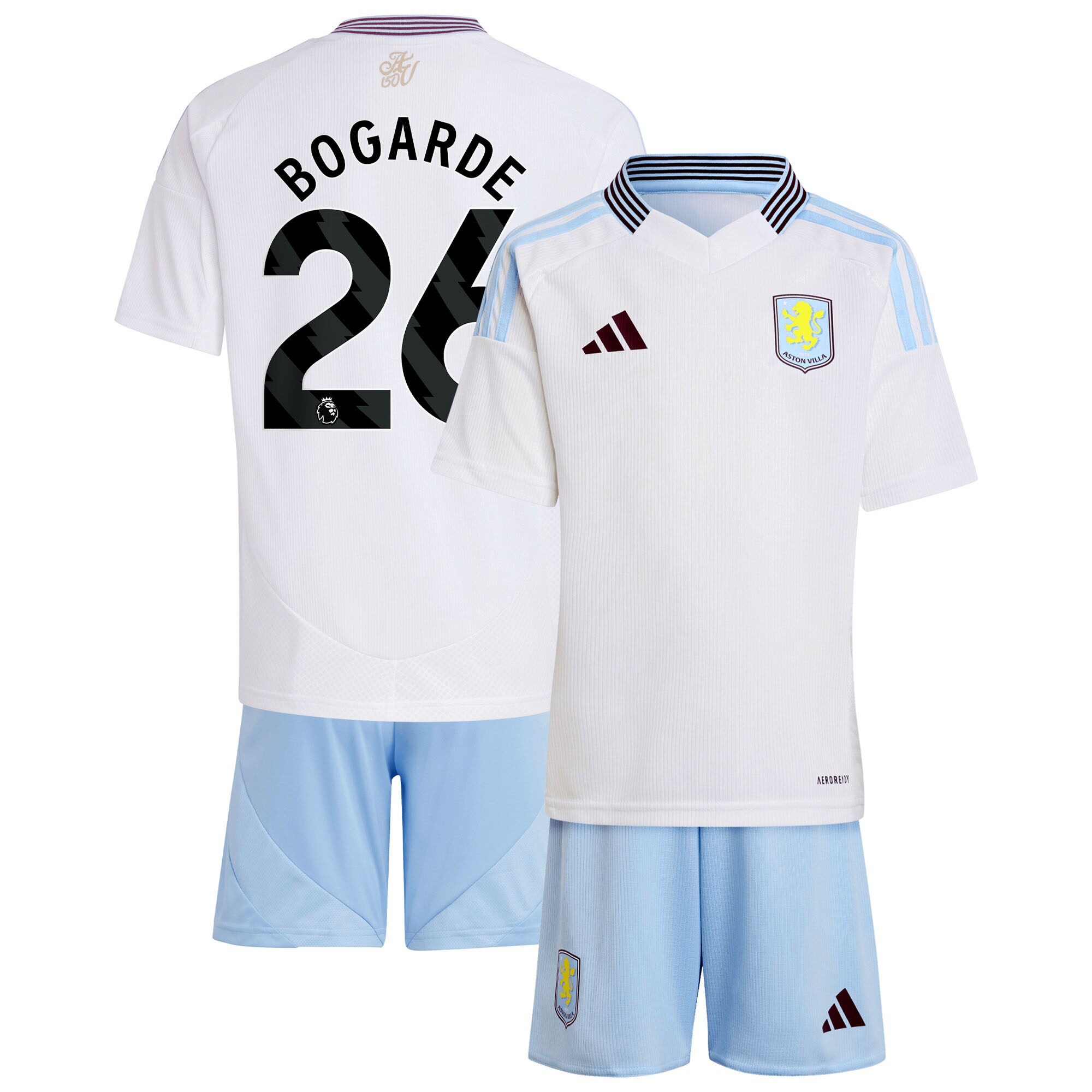 aston villa adidas away mini kit 2024-25 with bogarde 26 printing Collection | AVFC Fan Shop Official Jerseys and Shirts