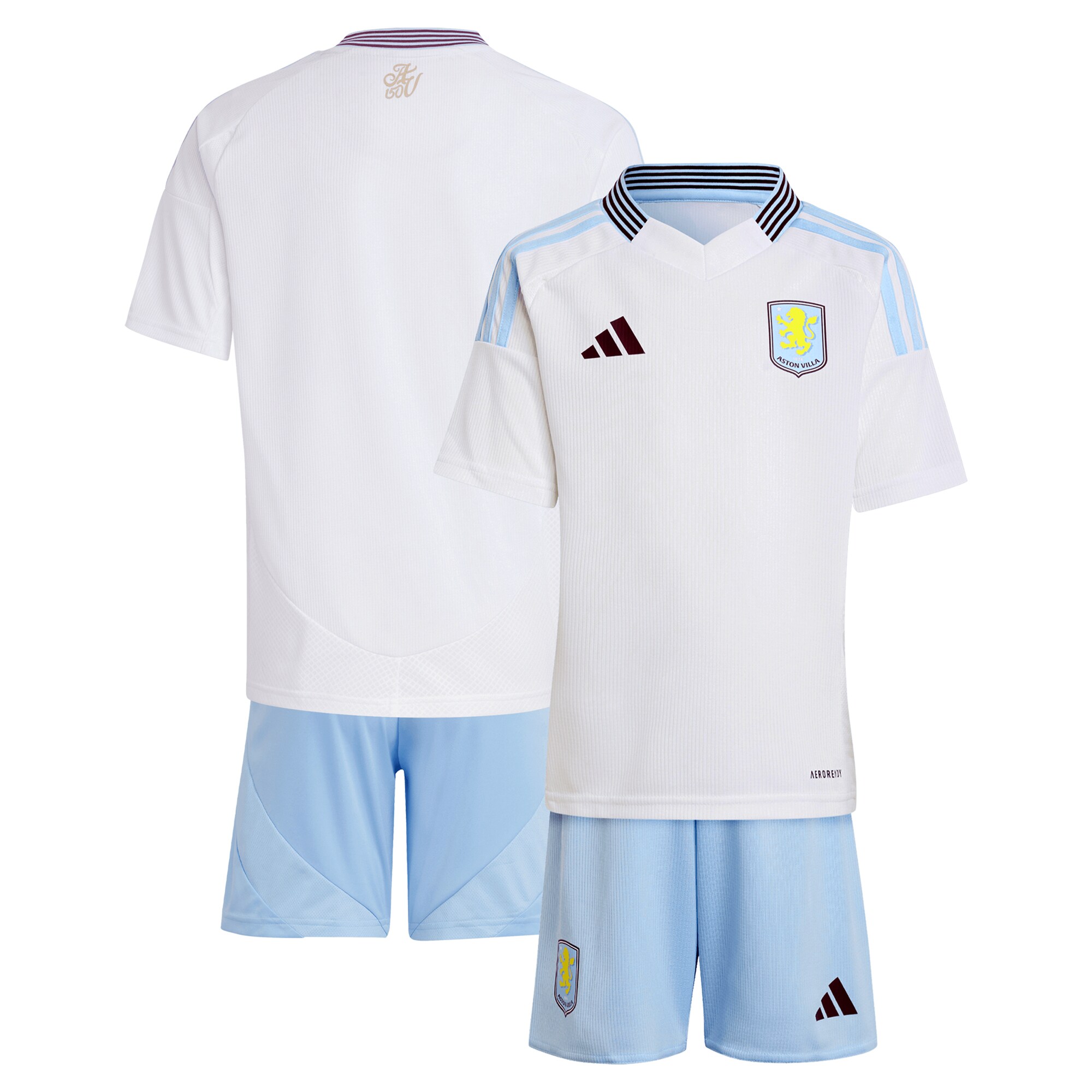 aston villa adidas away mini kit 2024-25 with custom printing Collection | AVFC Fan Shop Official Jerseys and Shirts
