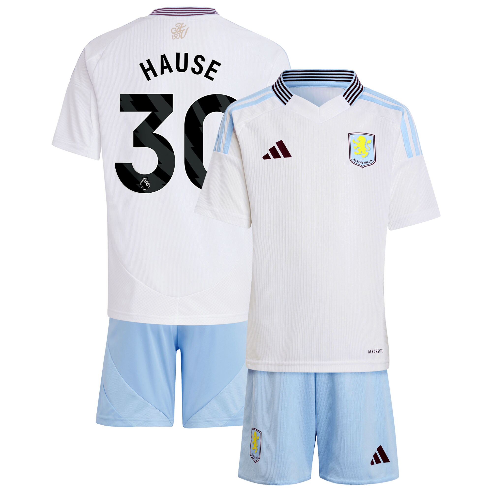 aston villa adidas away mini kit 2024-25 with hause 30 printing Collection | AVFC Fan Shop Official Jerseys and Shirts