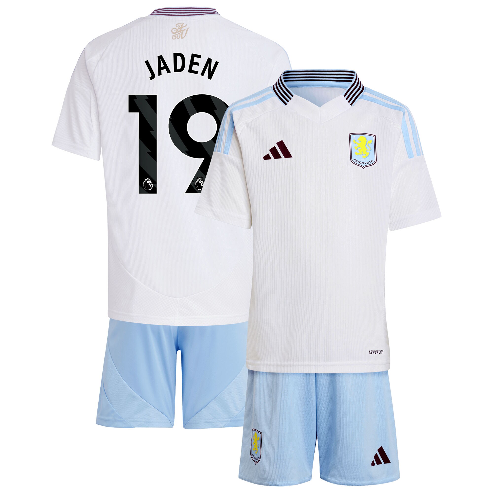 aston villa adidas away mini kit 2024-25 with jaden 19 printing Collection | AVFC Fan Shop Official Jerseys and Shirts
