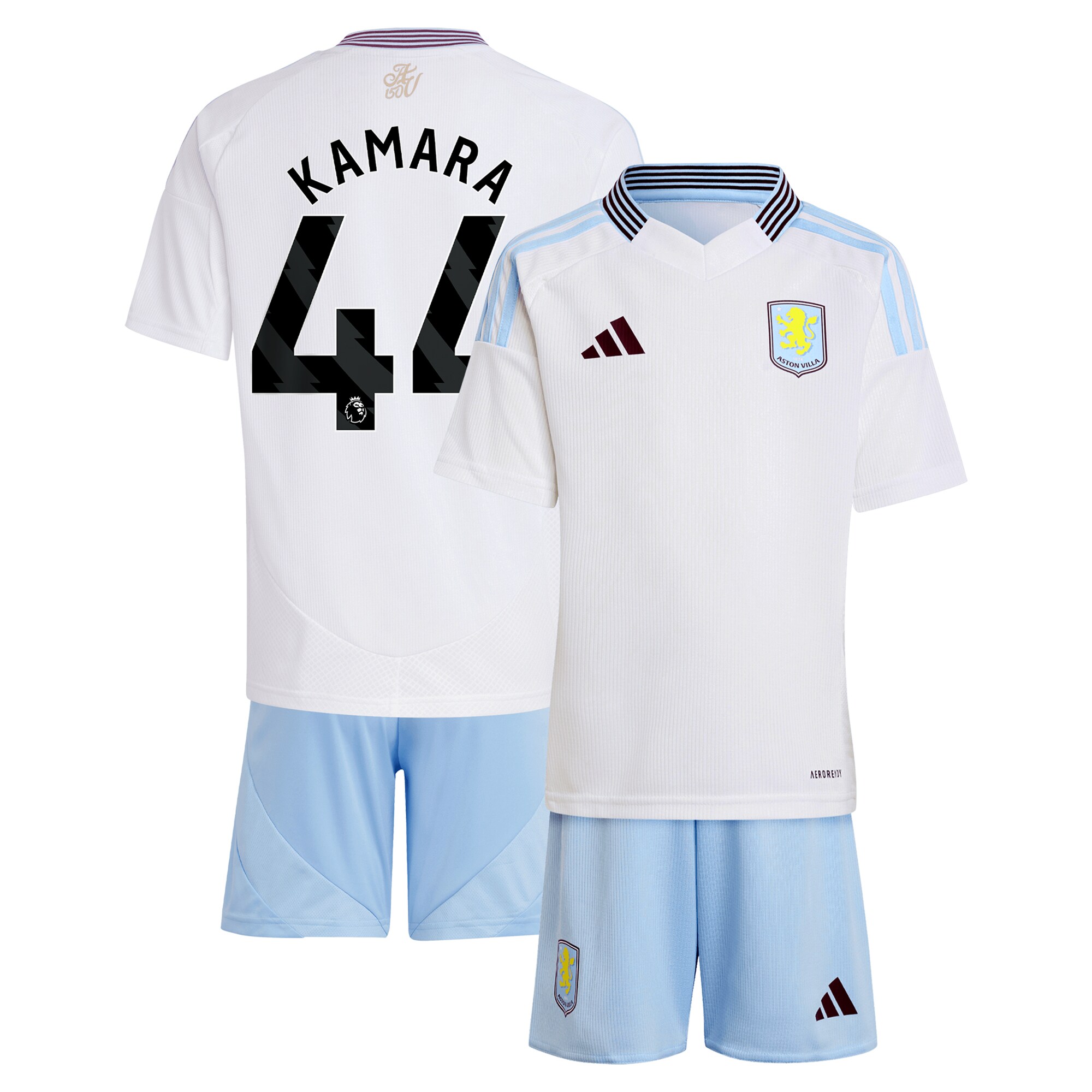 aston villa adidas away mini kit 2024-25 with kamara 44 printing Collection | AVFC Fan Shop Official Jerseys and Shirts
