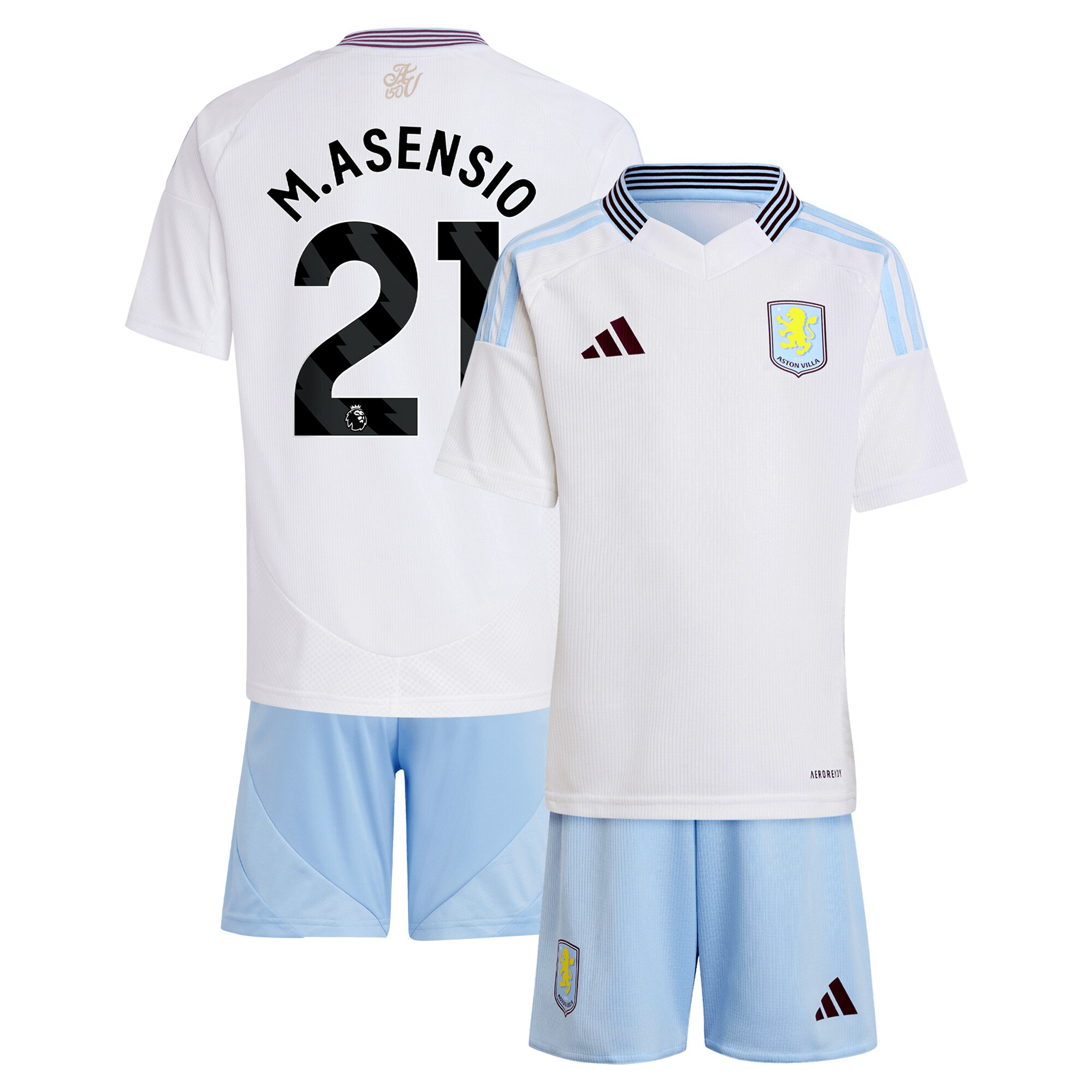 aston villa adidas away mini kit 2024-25 with m.asensio 21 printing Collection | AVFC Fan Shop Official Jerseys and Shirts