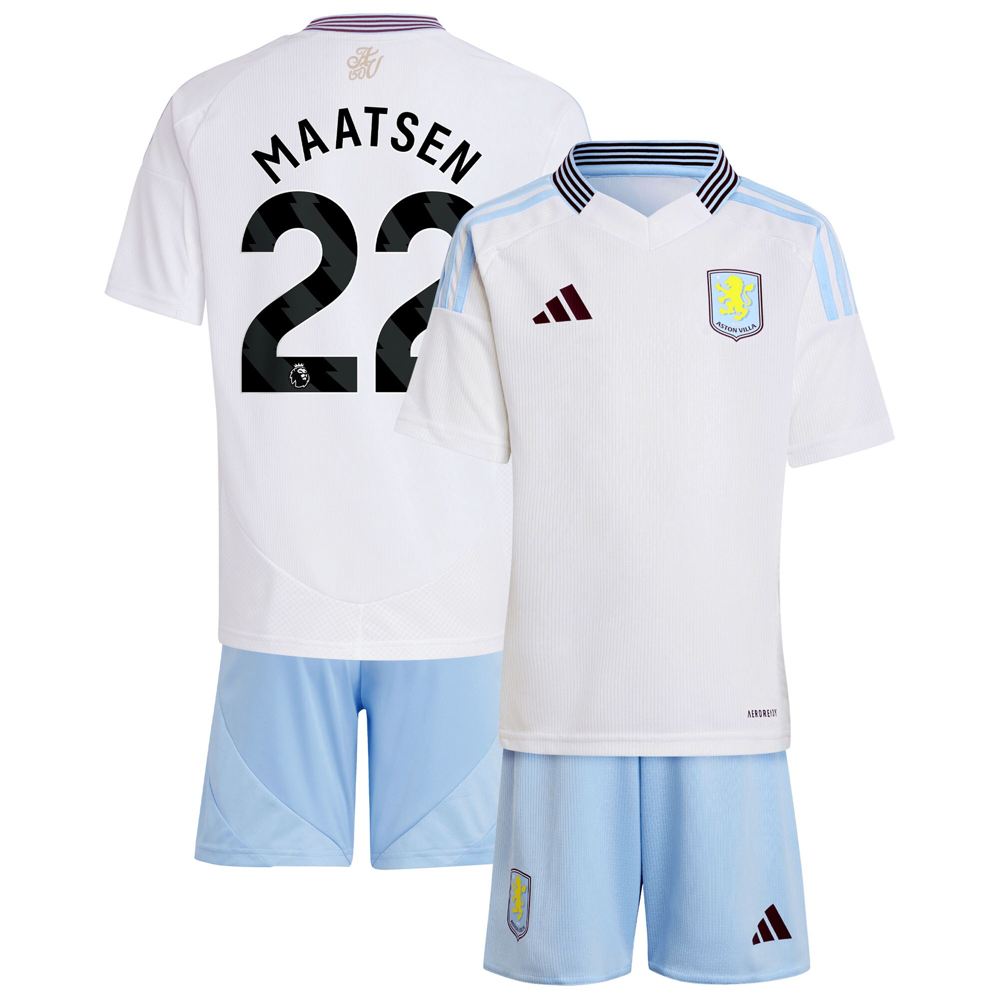 aston villa adidas away mini kit 2024-25 with maatsen 22 printing Collection | AVFC Fan Shop Official Jerseys and Shirts