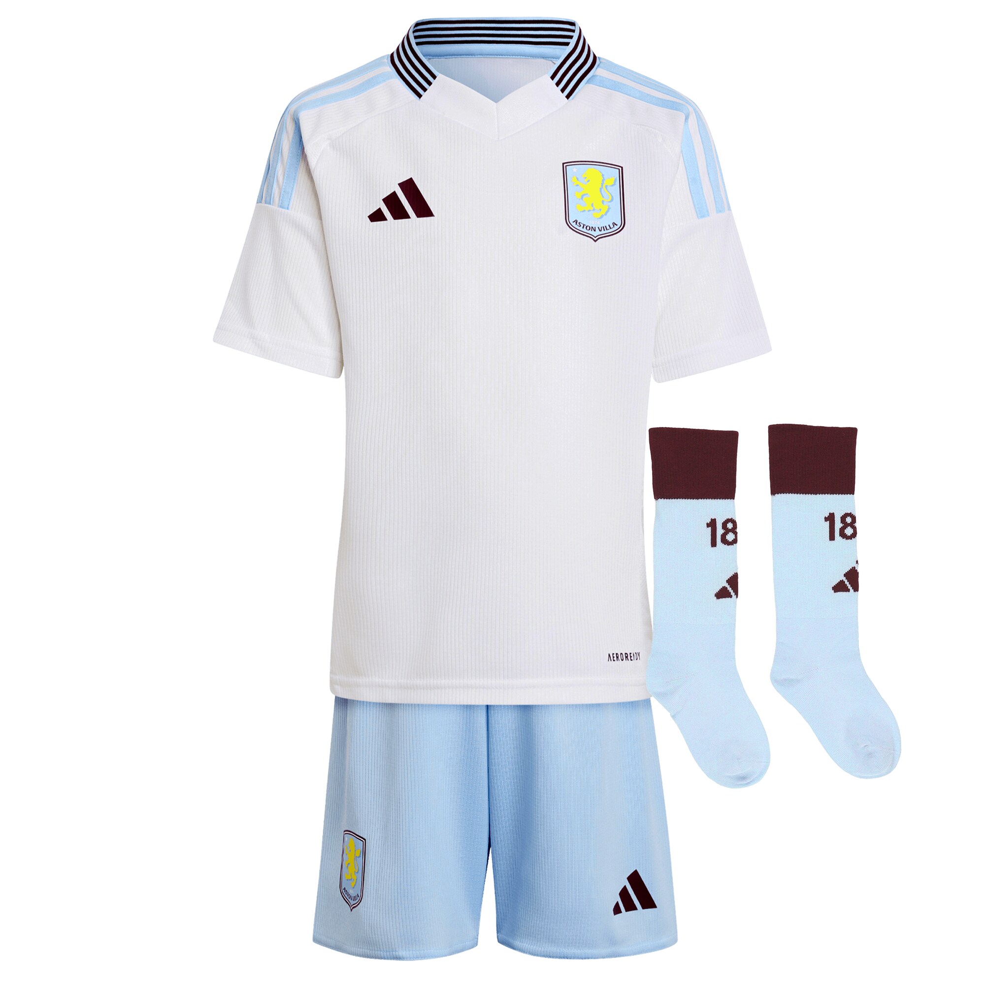 aston villa adidas away mini kit 2024-25 with malen 17 printing Collection | AVFC Fan Shop Official Jerseys and Shirts