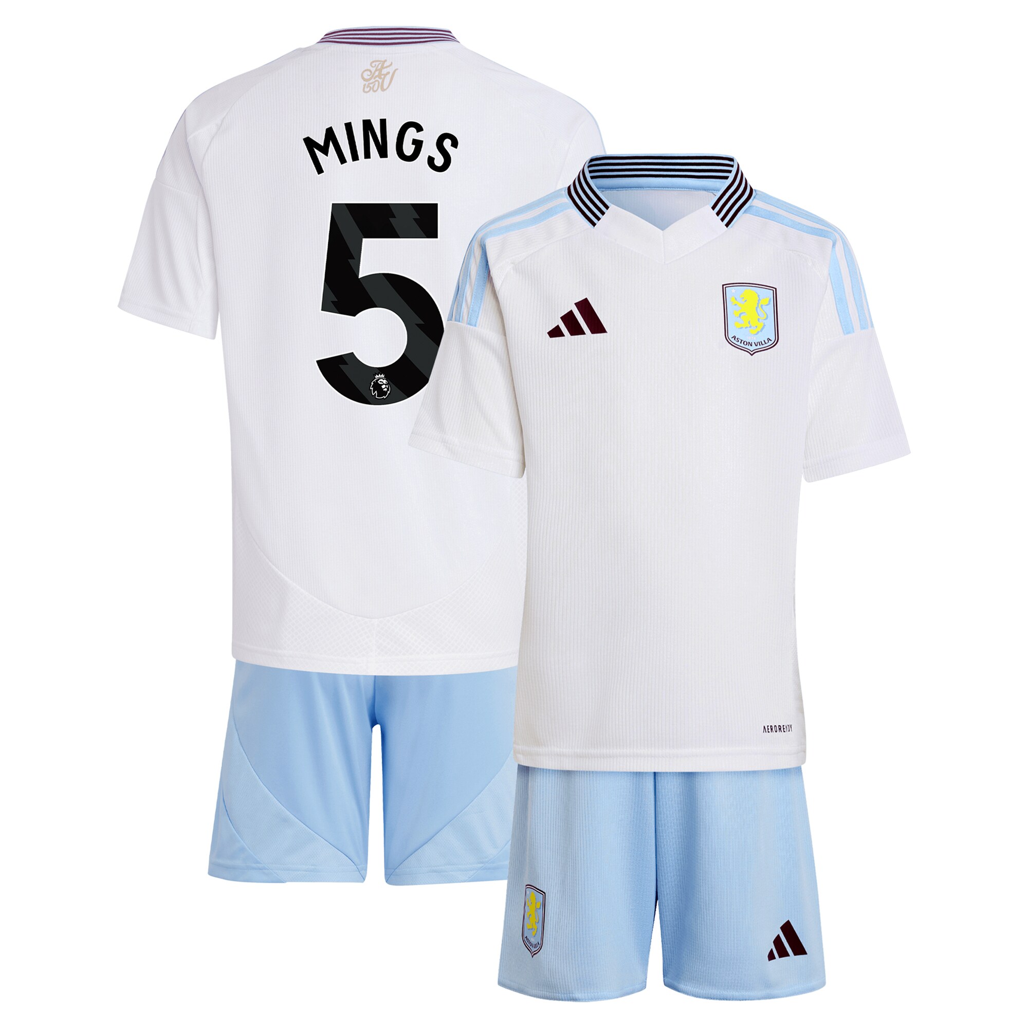aston villa adidas away mini kit 2024-25 with mings 5 printing Collection | AVFC Fan Shop Official Jerseys and Shirts