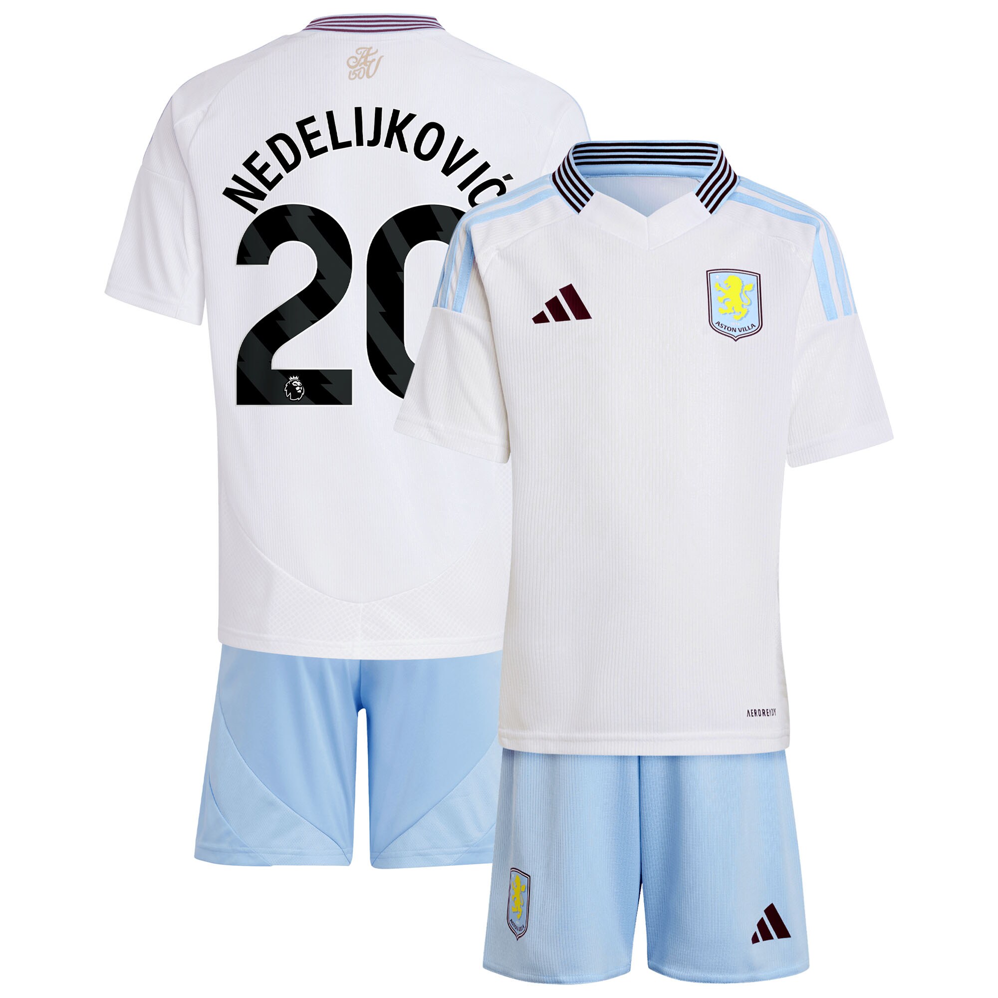 aston villa adidas away mini kit 2024-25 with nedeljković 20 printing Collection | AVFC Fan Shop Official Jerseys and Shirts