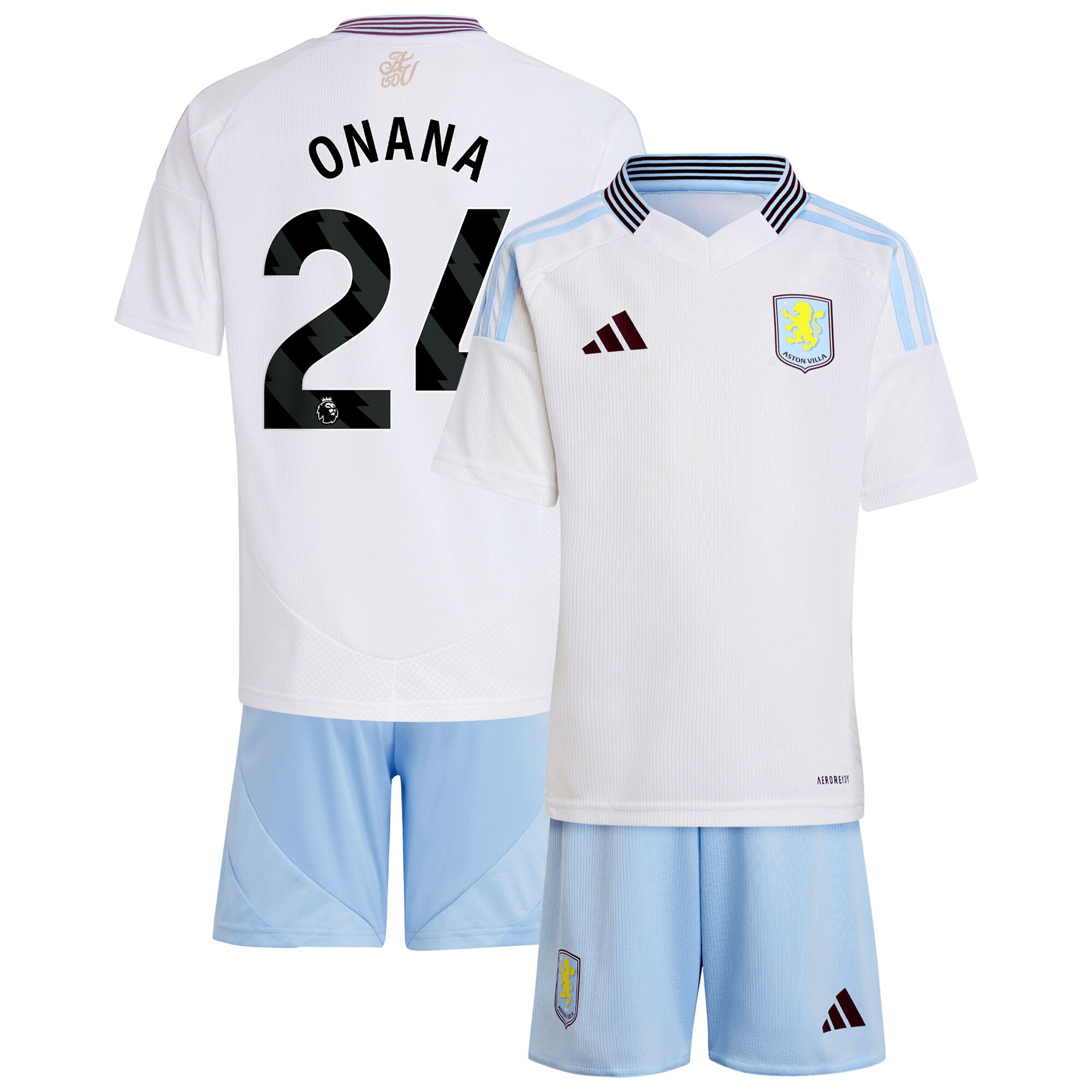 aston villa adidas away mini kit 2024-25 with onana 24 printing Collection | AVFC Fan Shop Official Jerseys and Shirts
