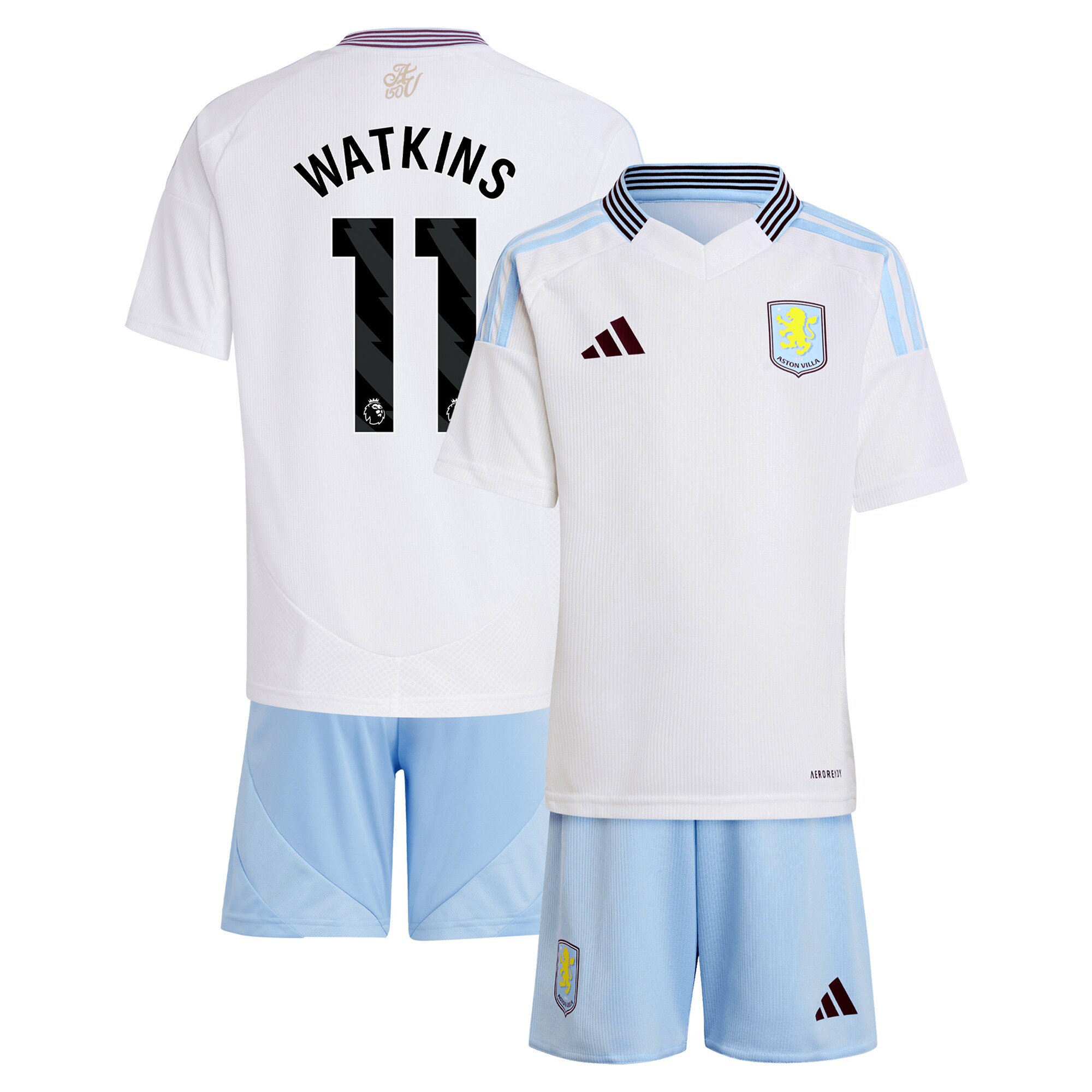 aston villa adidas away mini kit 2024-25 with watkins 11 printing Collection | AVFC Fan Shop Official Jerseys and Shirts