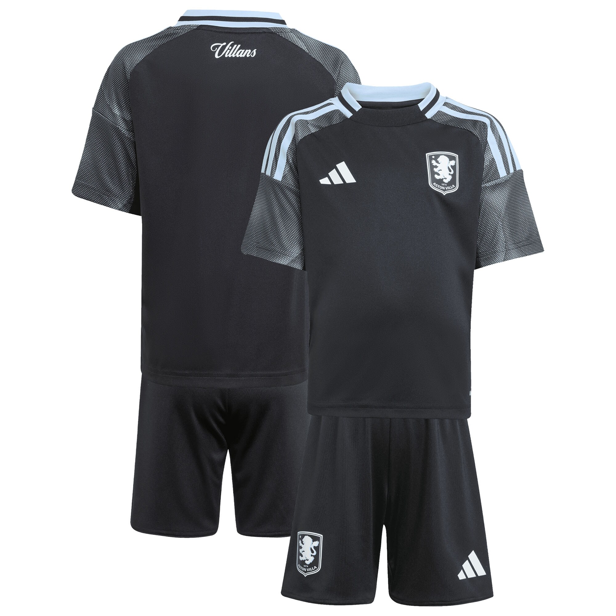 aston villa adidas away mini kit 2025-26 with custom printing Collection | AVFC Fan Shop Official Jerseys and Shirts