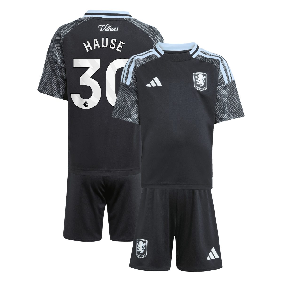 aston villa adidas away mini kit 2025-26 with hause 30 printing Collection | AVFC Fan Shop Official Jerseys and Shirts